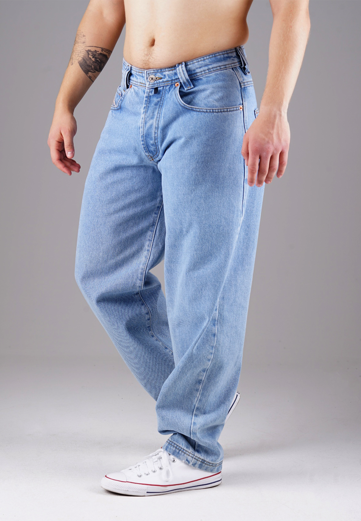 Picaldi Zicco 471 Toronto Herren Jeans – Loose Tapered Fit Light Blue