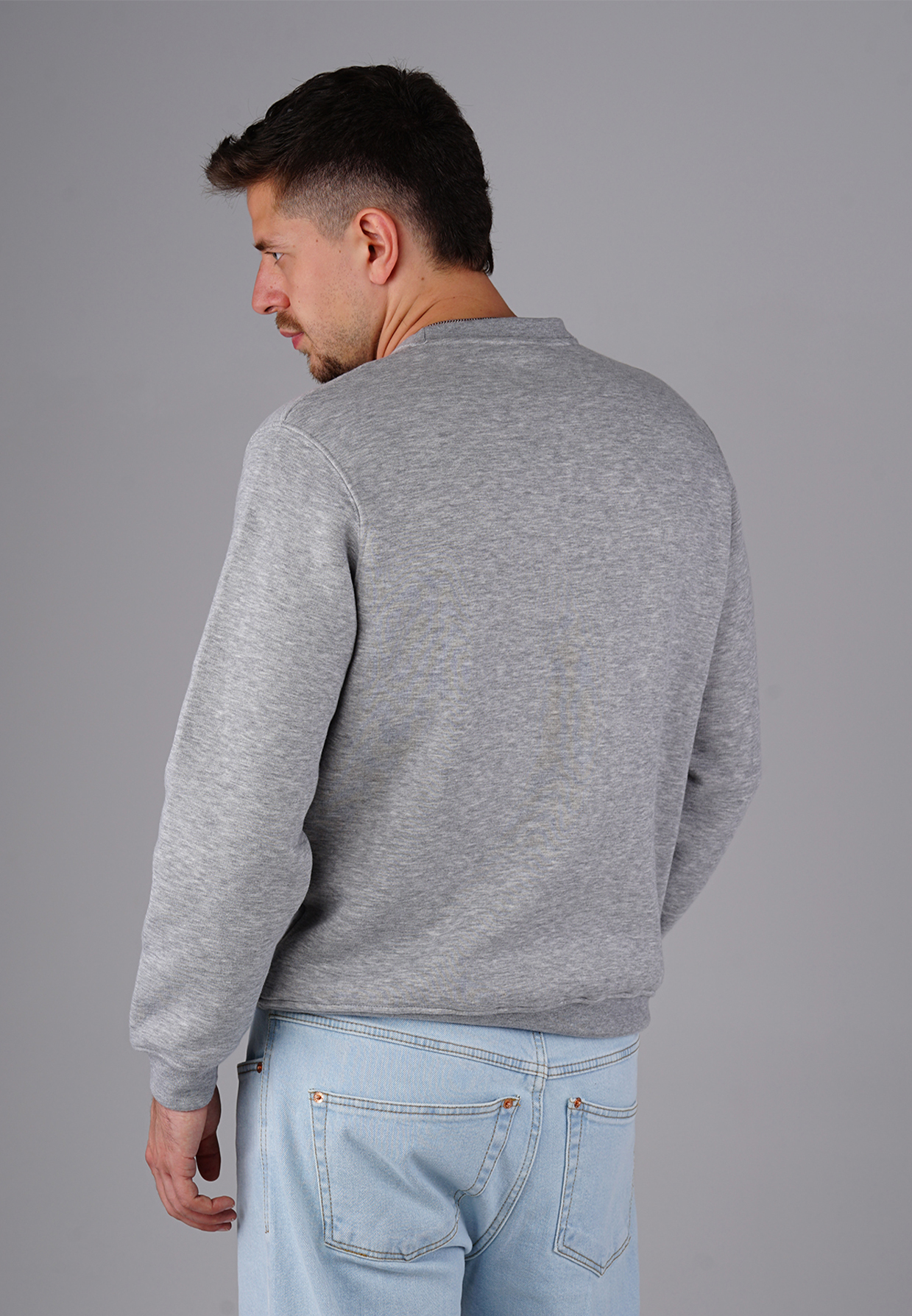 Picaldi Herren Sweatshirt Charlie Grey