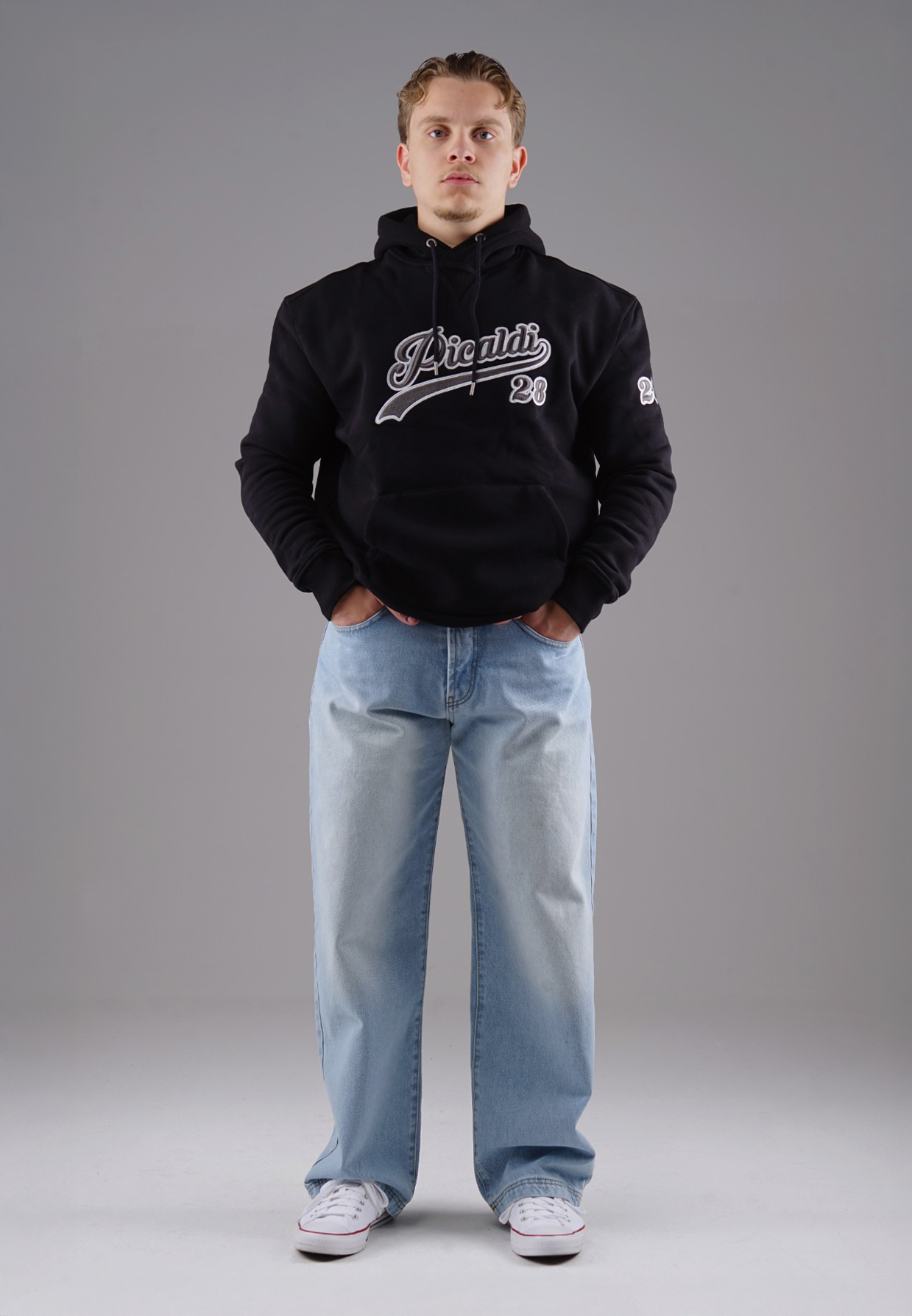 Picaldi Herren Kapuzenpullover Classical Black