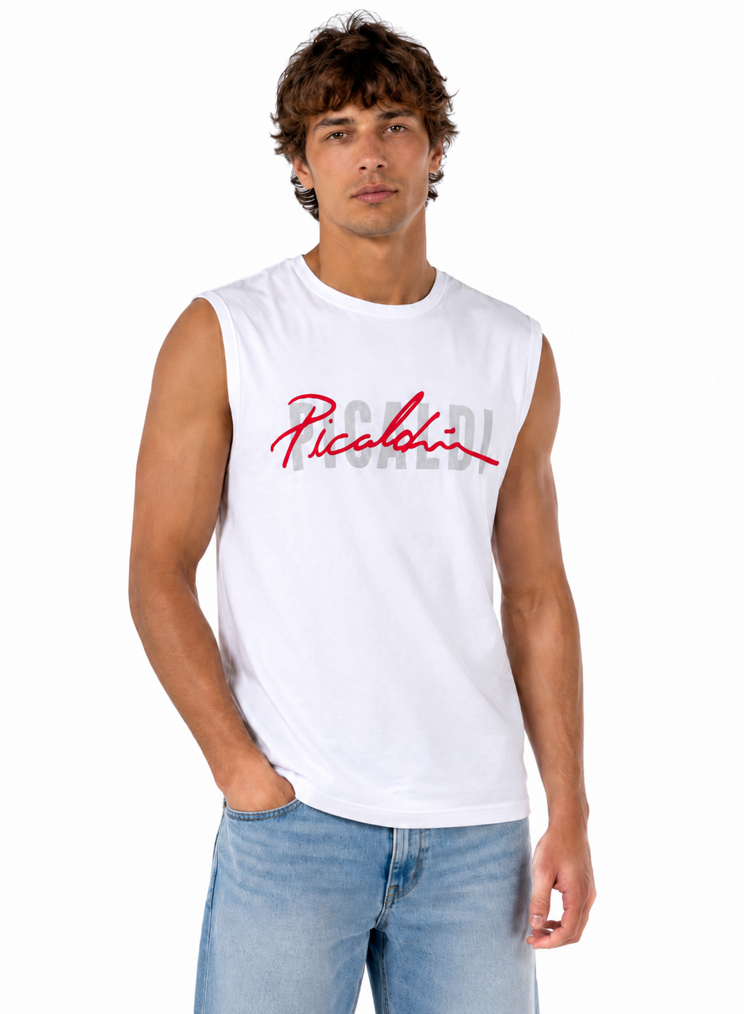 Picaldi Herren Tank Top Shirt Collection white