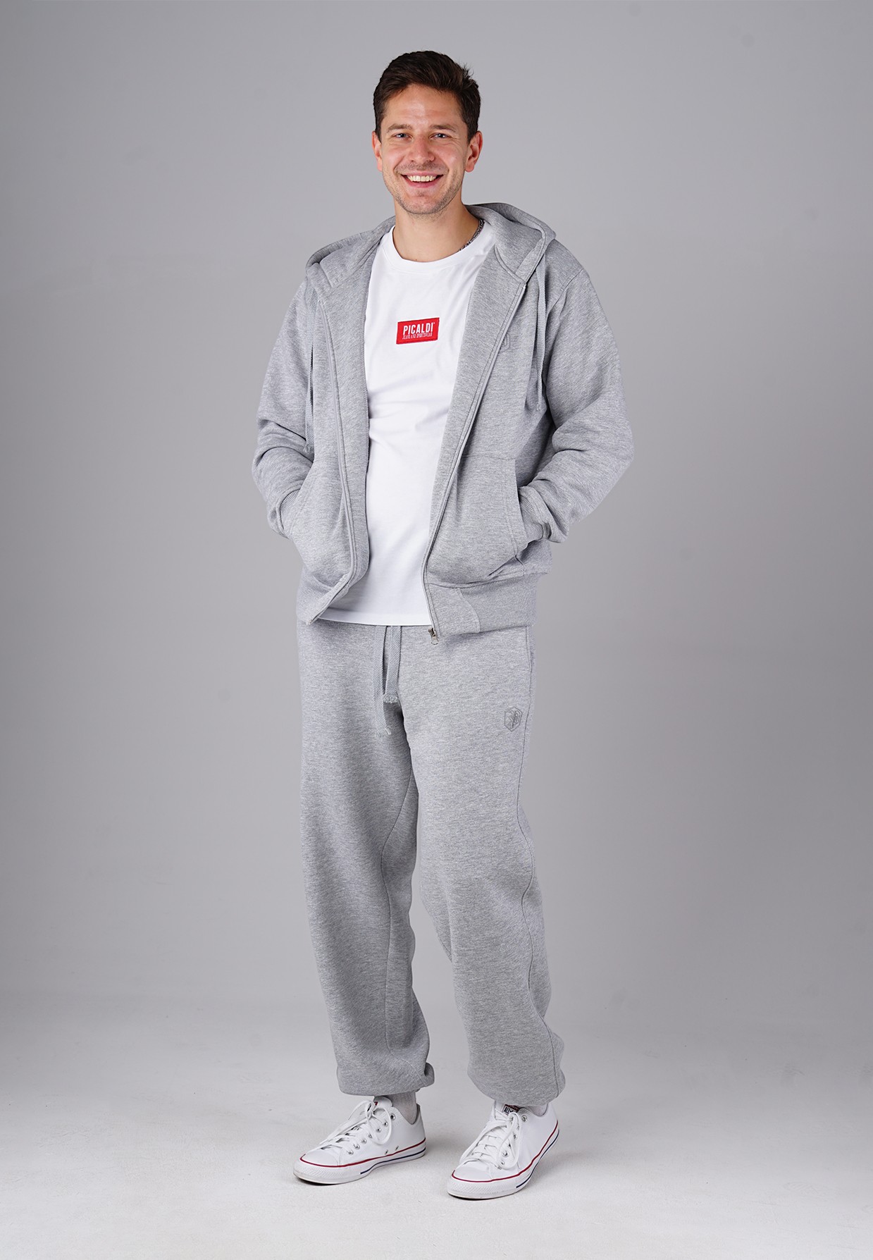 Picaldi Herren Sweatpants Hustle grey XXL