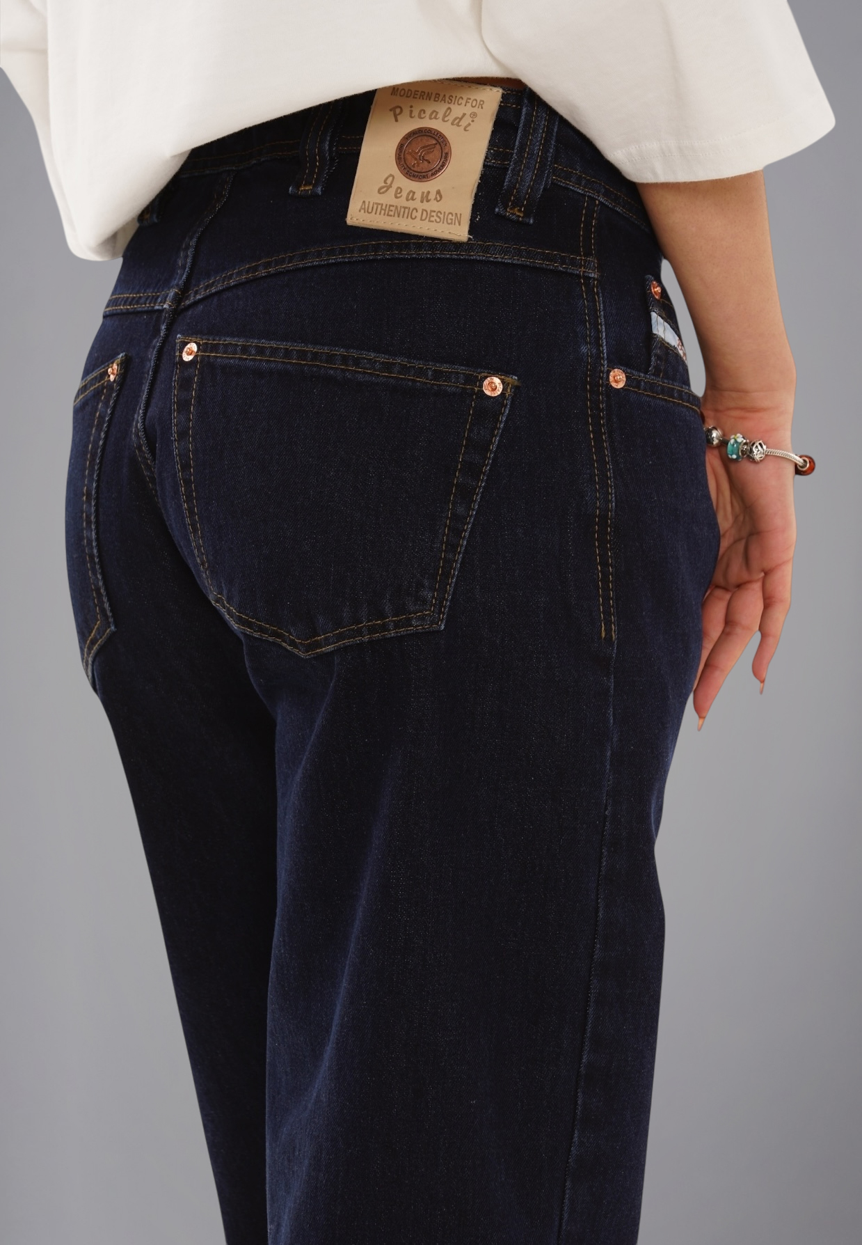 Picaldi Damen Jeans Zicco 471 Daytona dark navy Picaldi Zicco 471 Daytona Damen Jeans – Loose Tapered Fit Dark Navy W42-L32
