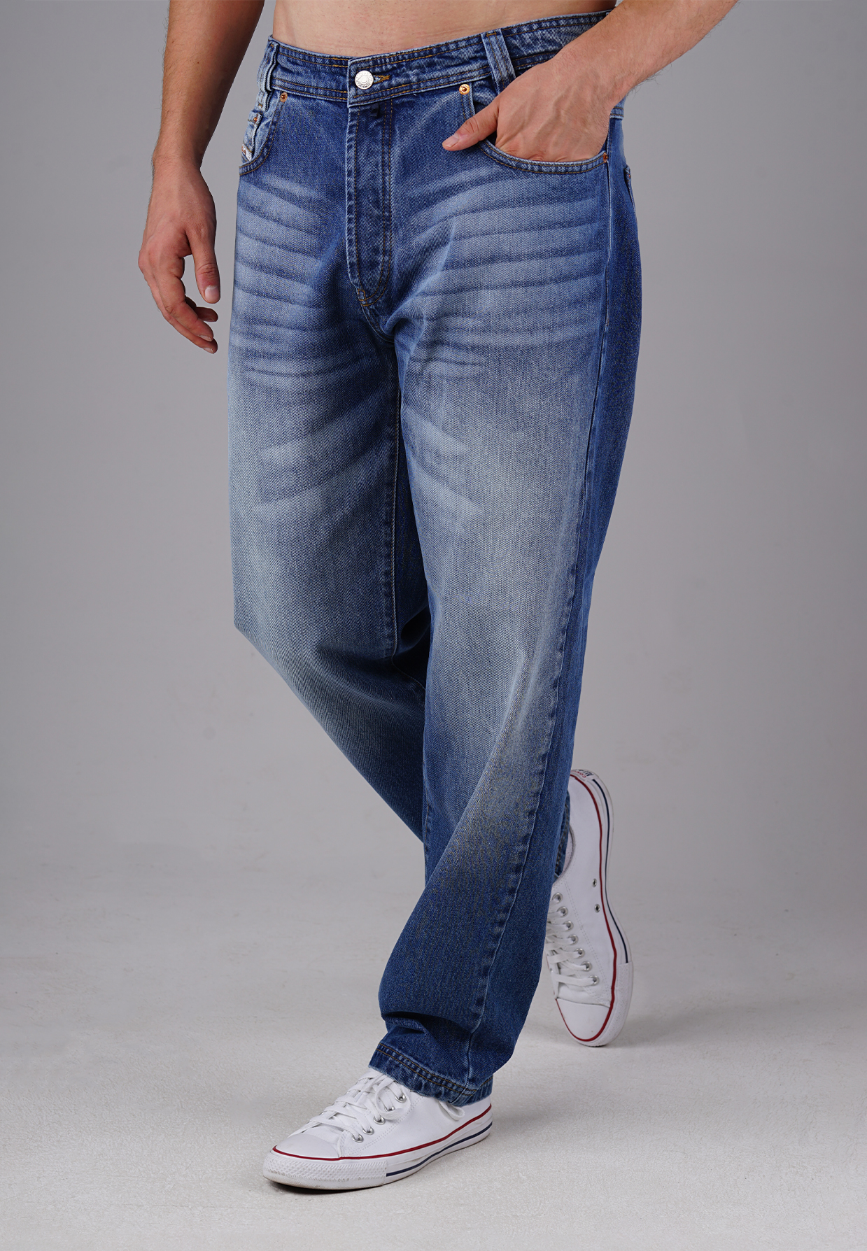 Picaldi Herren Jeans Zicco 472 Montenegro dark blue stone washed W40-L34