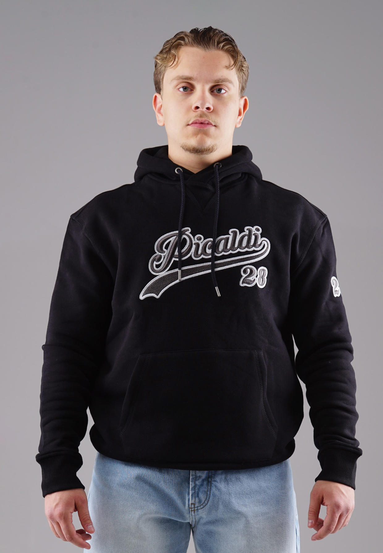 Picaldi Herren Kapuzenpullover Classical Black