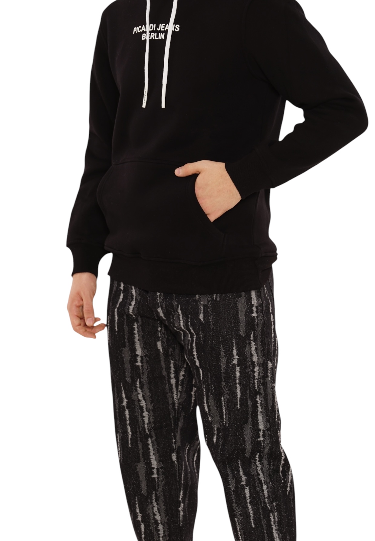 Picaldi Herren Kapuzenpullover Berlin Black XXL