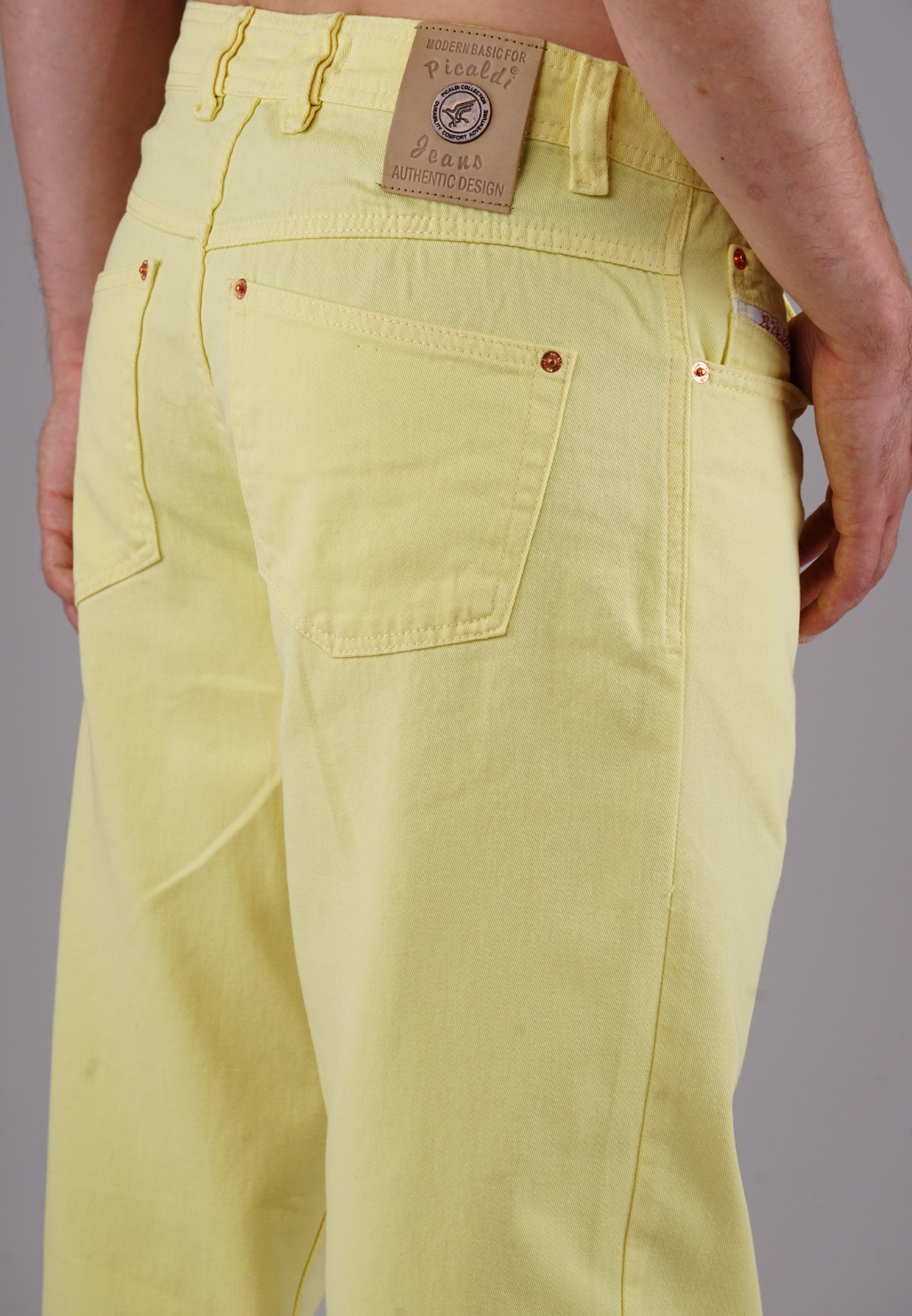 Picaldi Herren Jeans Zicco 472 Gabardine Yellow W40-L32