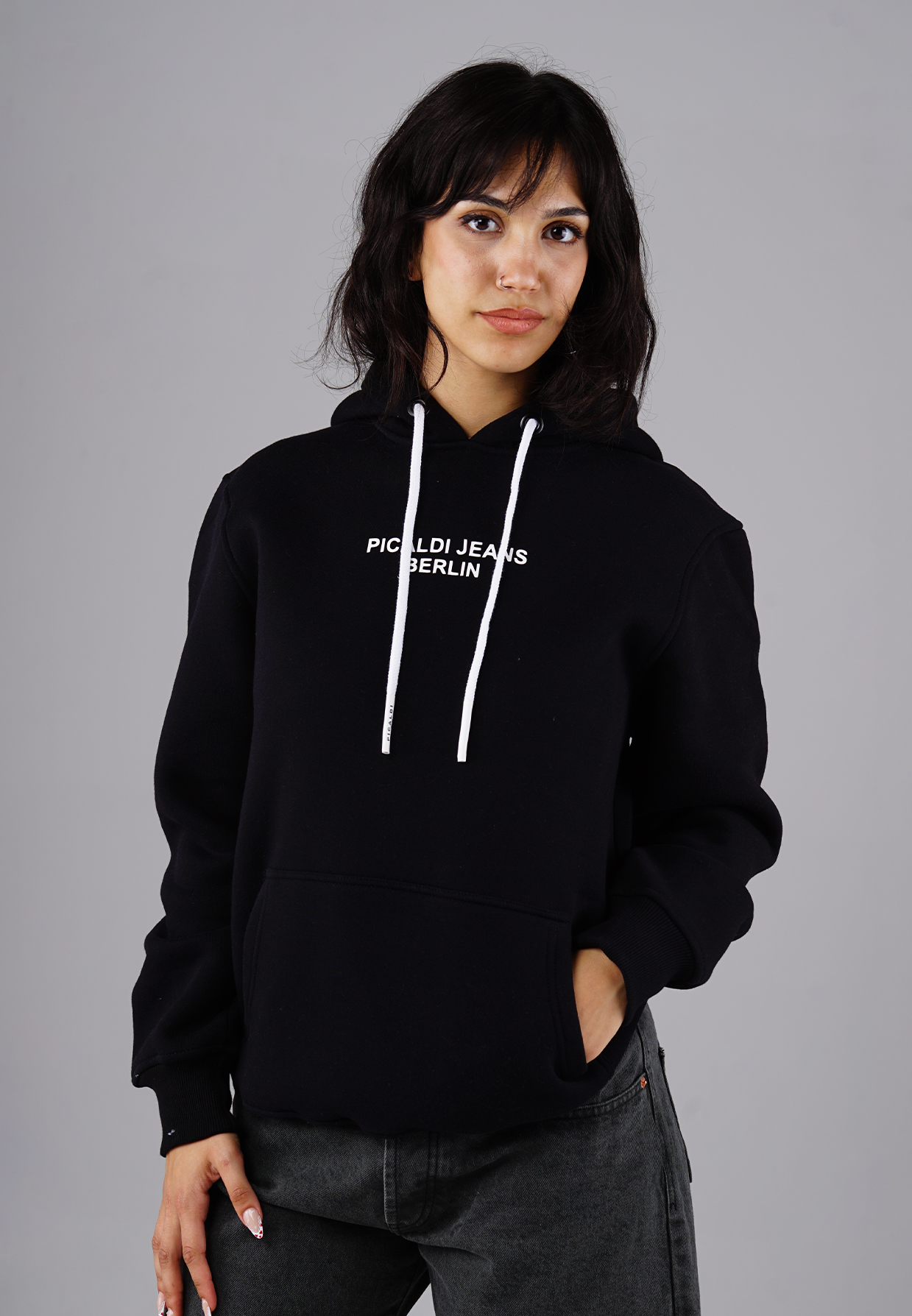 Picaldi Damen Kapuzenpullover Berlin Black