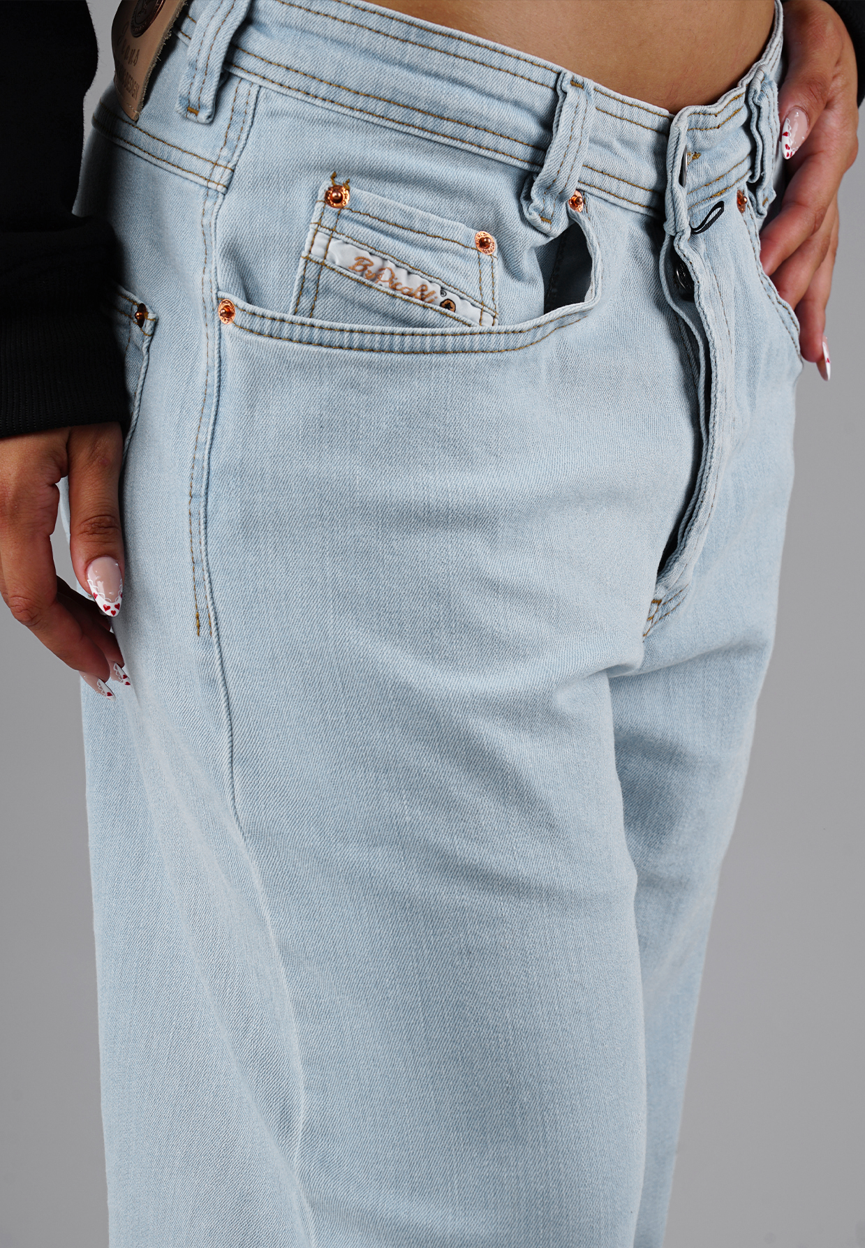 Picaldi Damen Jeans Zicco 471 Palesky Ice Blue Vintage Picaldi Damen Jeans Zicco 471 Palesky Ice Blue Vintage W42-L32