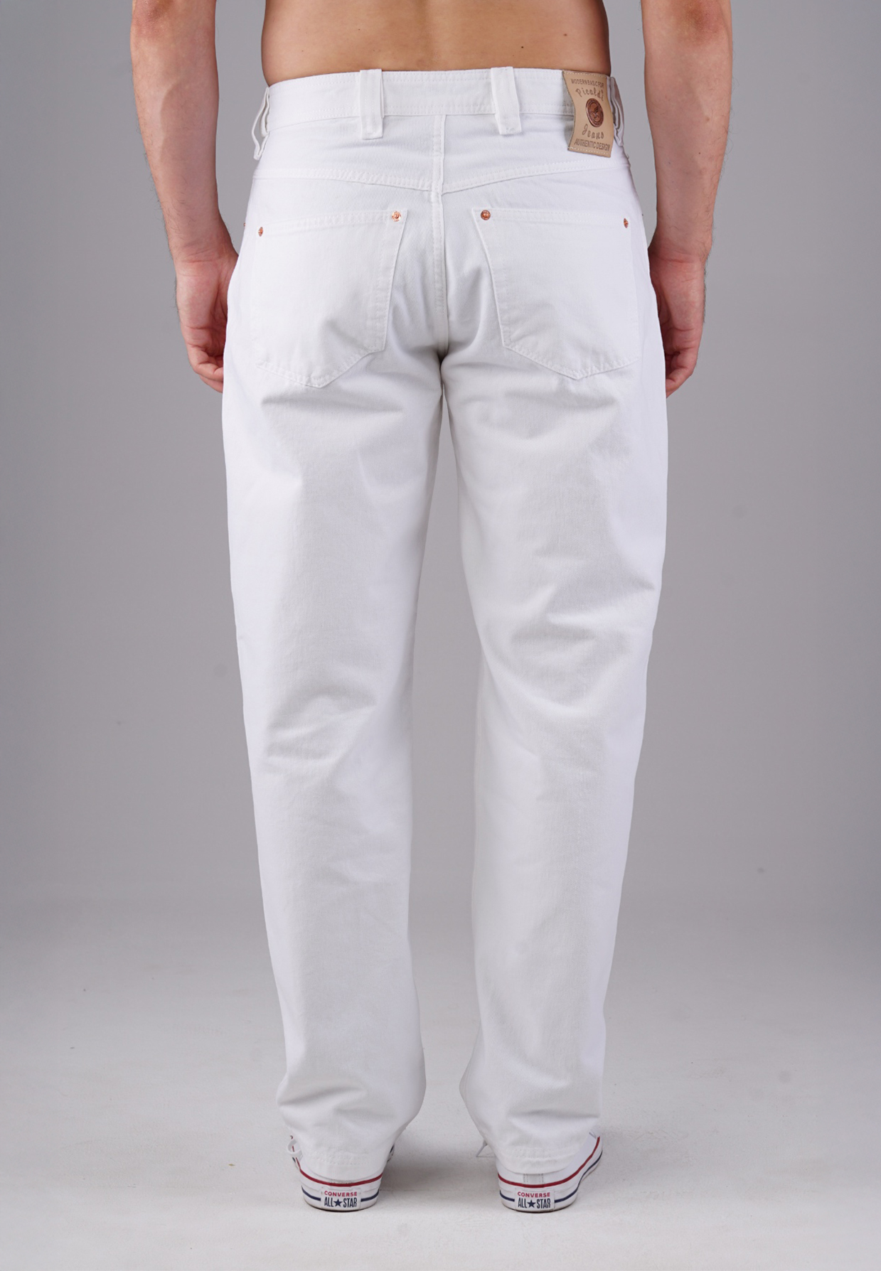 Picaldi Zicco 472 Gabardine Mount - Relaxed Karottenschnitt in Bone White W42-L32
