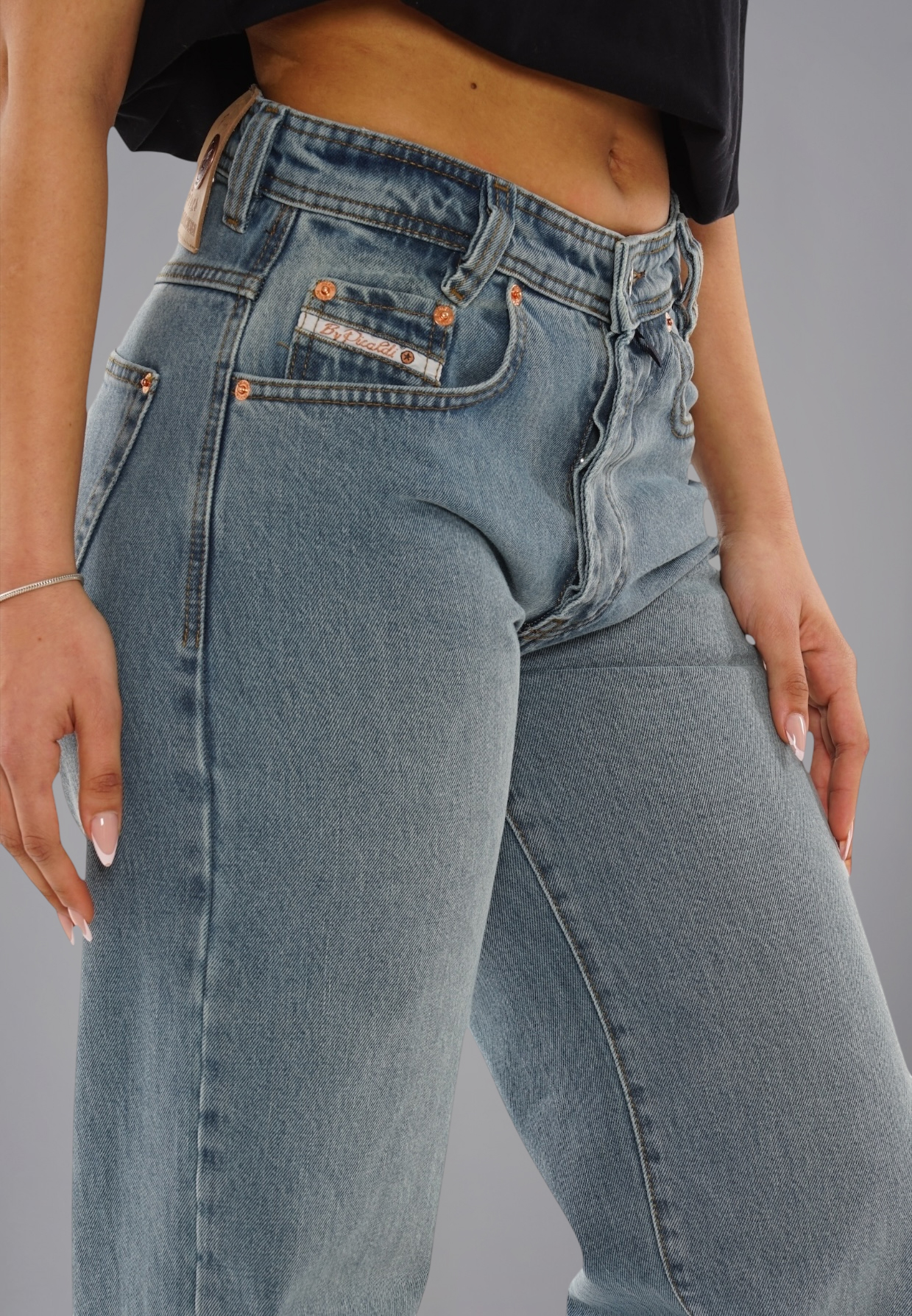 Picaldi Damen Jeans Baggy Zicco 474 Enemy washed greyblue W38-L34