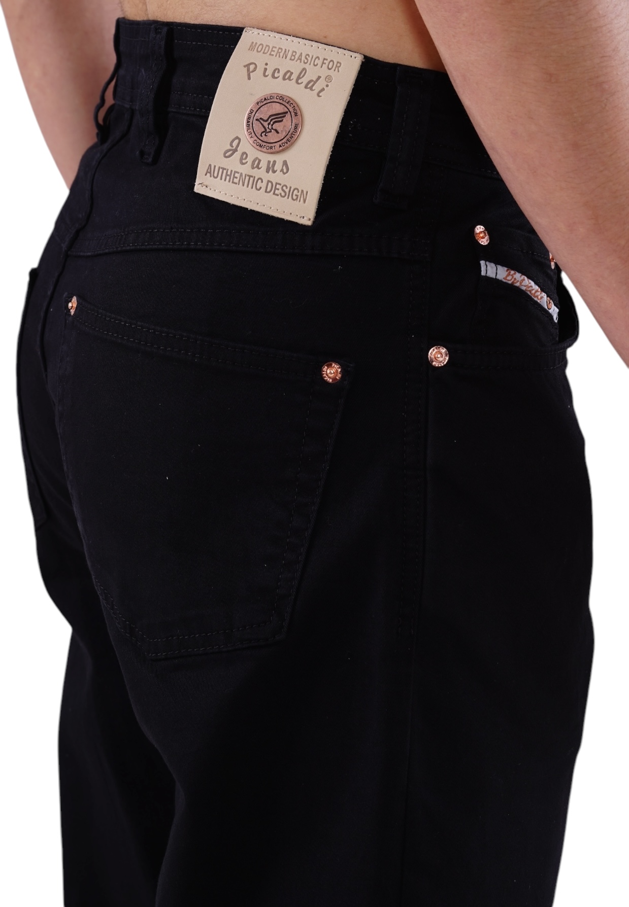 Picaldi Herren Jeans Zicco 472 Gabardine Glow Black W40-L32