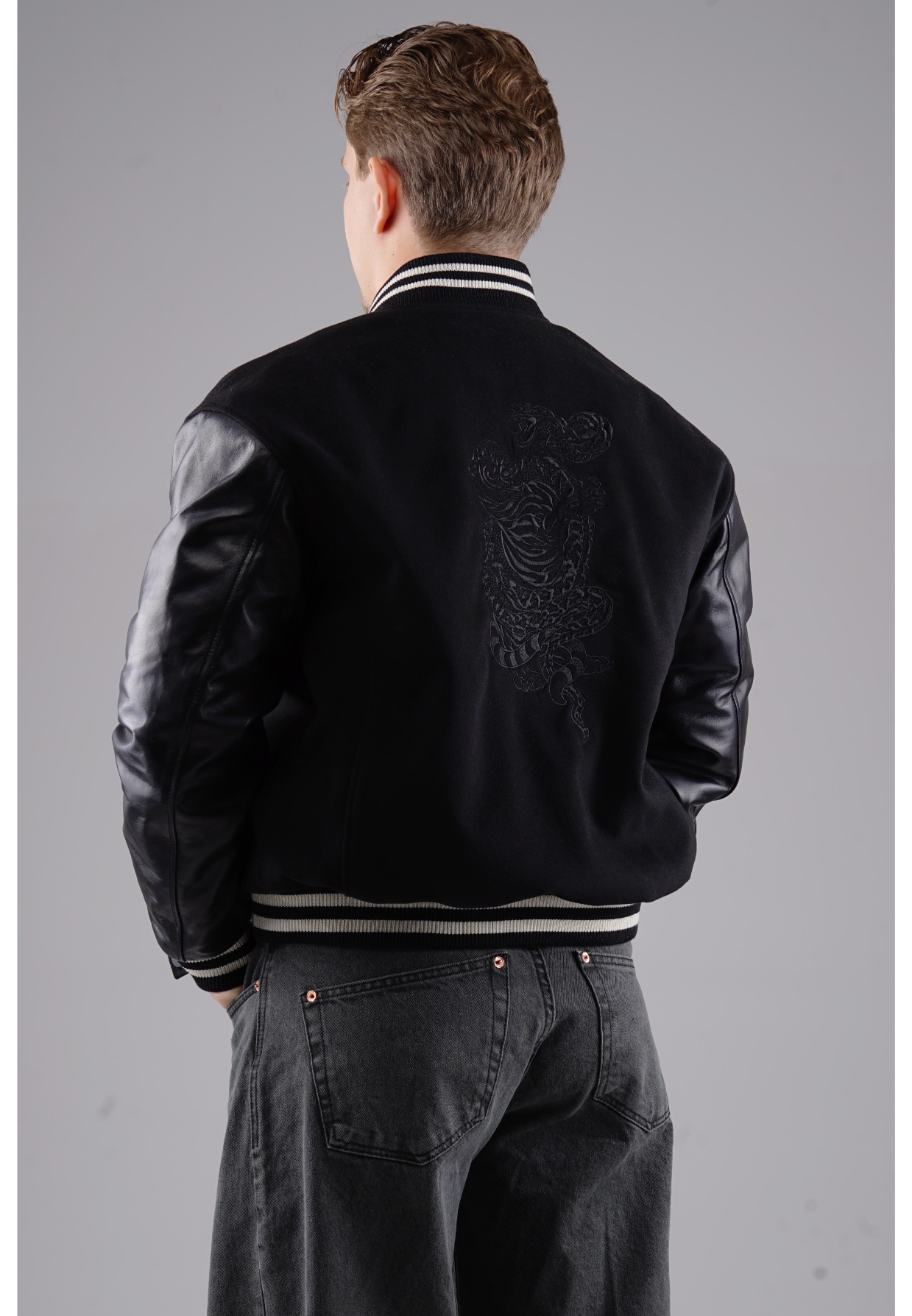 Picaldi Herren College Jacke Tiger black XXL