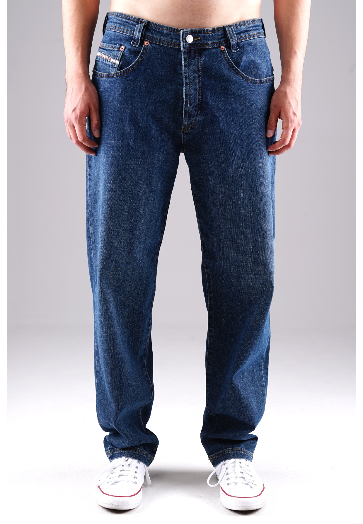 Picaldi Zicco 472 Torzen – Herren Relax-Karottenschnitt in Urban Indigo Stone W42-L32
