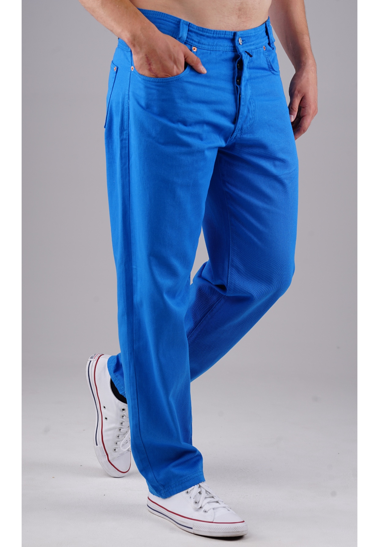 Picaldi Herren Jeans Zicco 472 Gabardine Royal Blue W40-L32