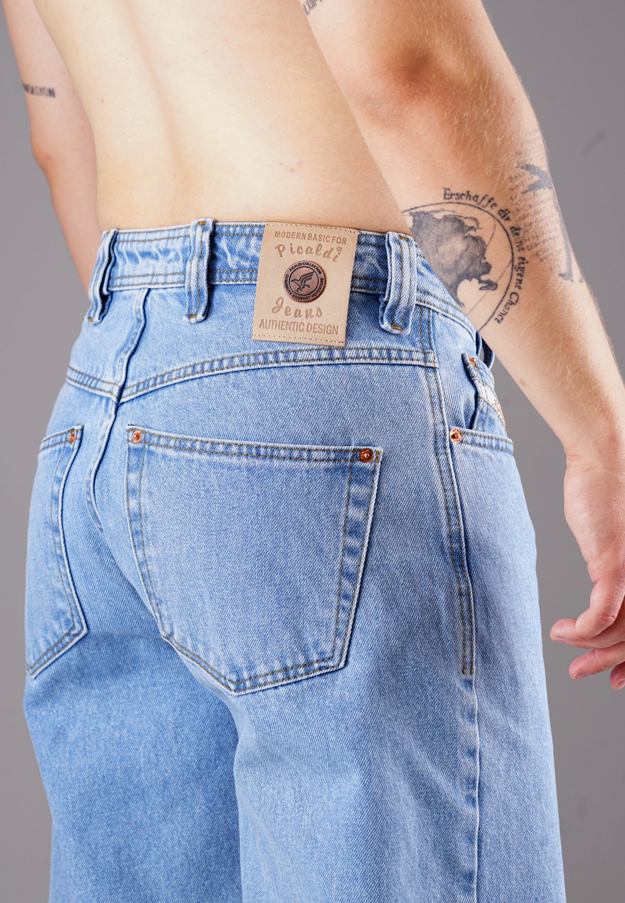 Picaldi Zicco 471 Toronto Herren Jeans – Loose Tapered Fit Light Blue