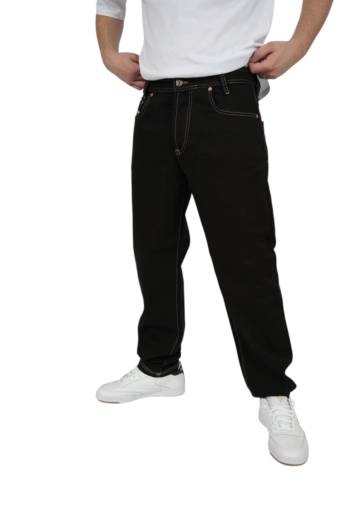Picaldi Herren Jeans Zicco 472 Whiteline black W46-L32