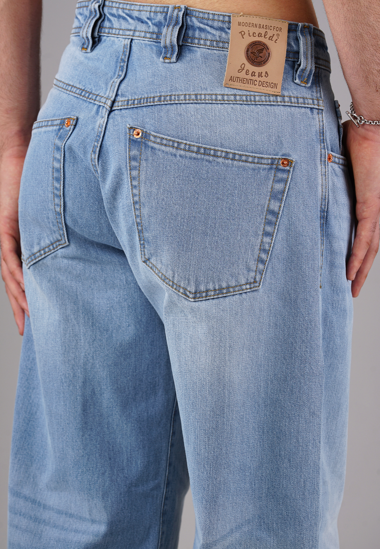 Picaldi Zicco 475 Wave - Baggyschnitt in Washed Ocean Blue W38-L34