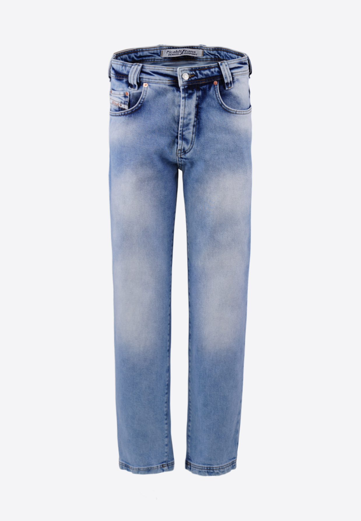 Picaldi Zicco 472 Del Rio Herrenjeans – Stretch-Karottenschnitt in Cadet Grey Blue Picaldi Zicco 472 Del Rio Herrenjeans – Stretch-Karottenschnitt in Cadet Grey Blue W42-L32