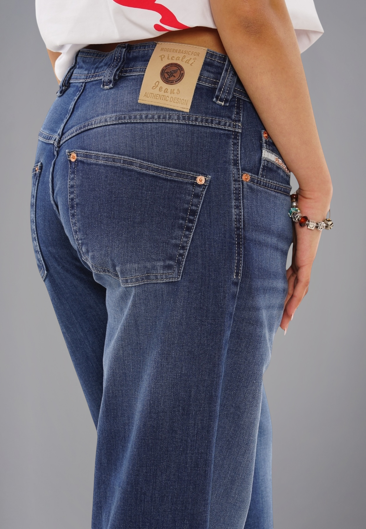 Picaldi Damen Jeans Zicco 471 Lozano washed indigo blue W42-L32