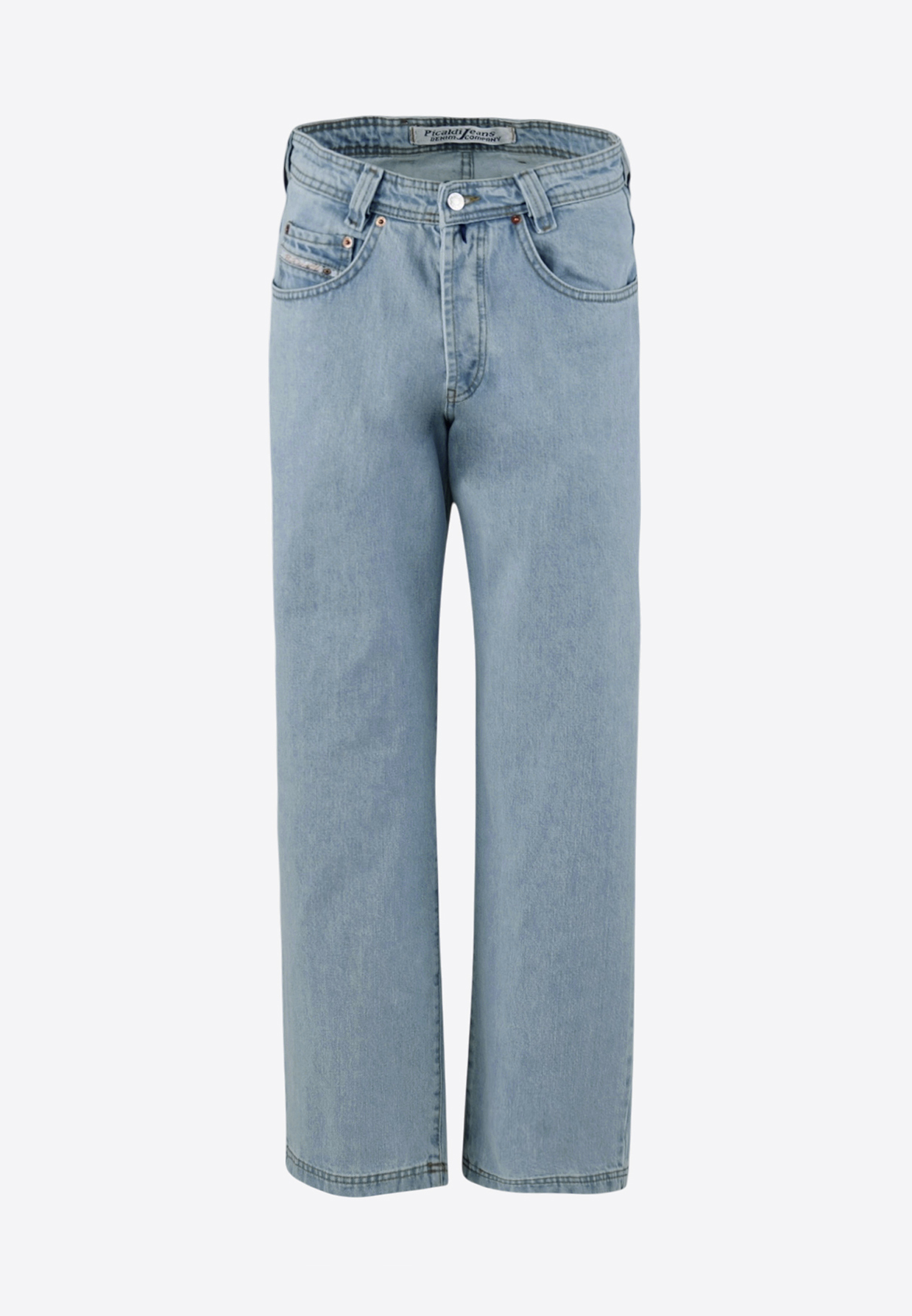 Picaldi Zicco 474 Salvador Herrenjeans - Baggy Fit mit Straight Leg in Light Blue W27-L30