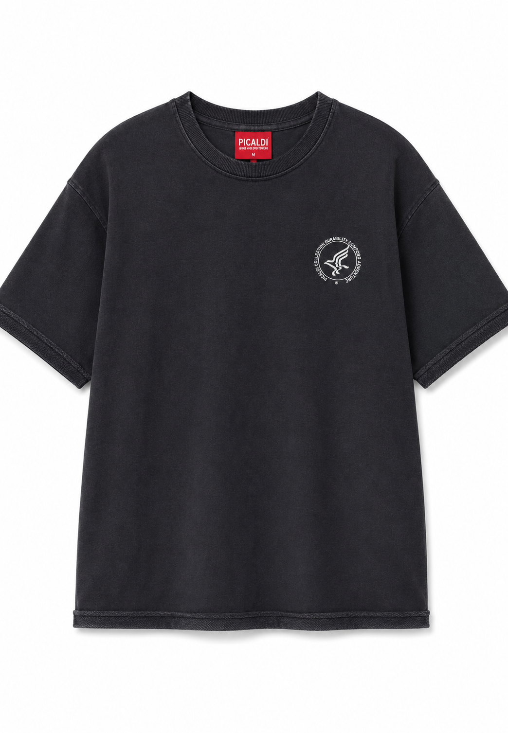 Picaldi DCA Eagle Herren T-Shirt - Oversized in Charchoal