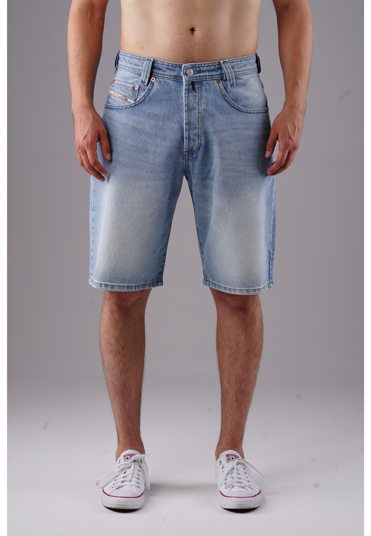Picaldi Zicco 471 Diamond Herren Jeansshorts - Relaxed Fit in Icewashed Sky W40