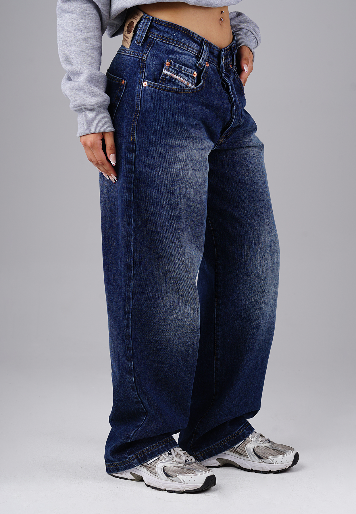Picaldi Damen Jeans Baggy Zicco 474 Tindery washed dark blue W40-L34