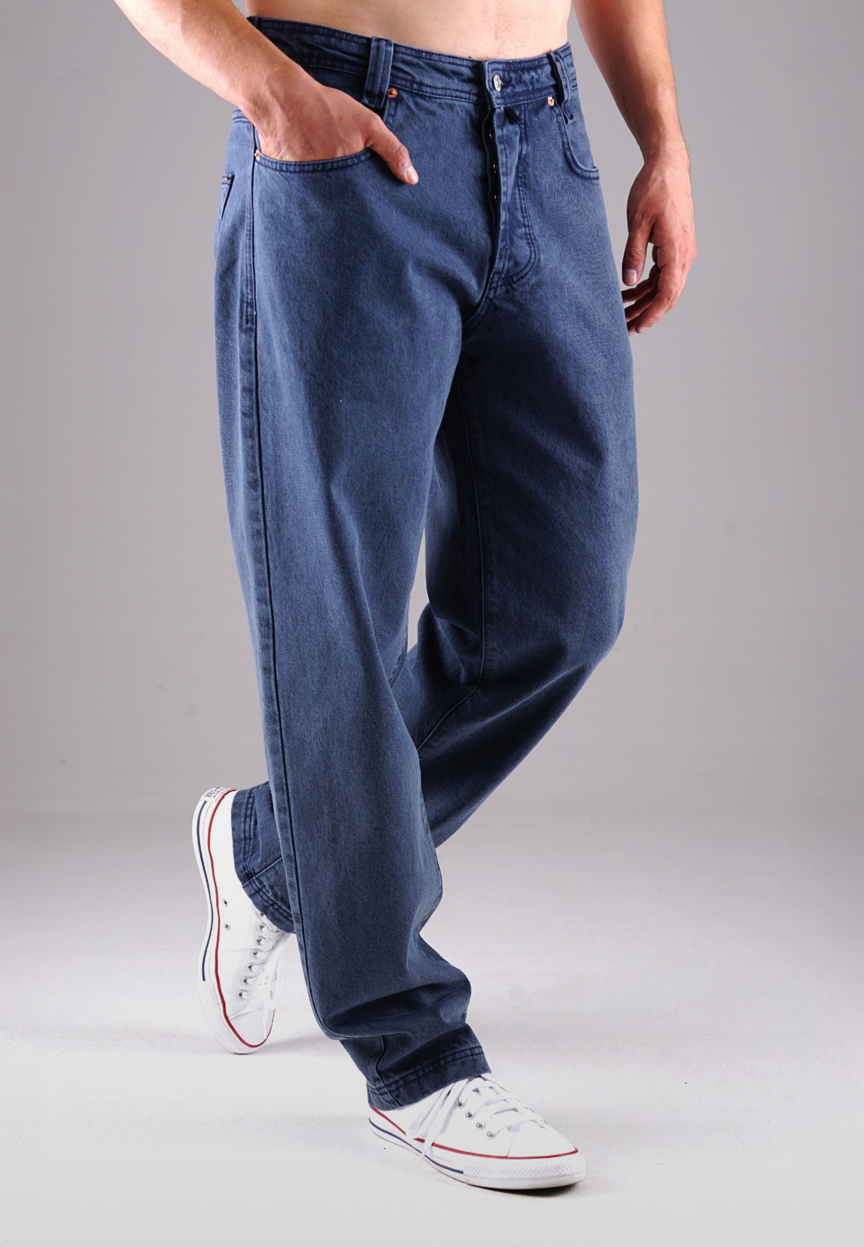 Picaldi Zicco 472 Handy Herrenjeans – Relaxed Karottenschnitt in Indigo Deep Blue W42-L32