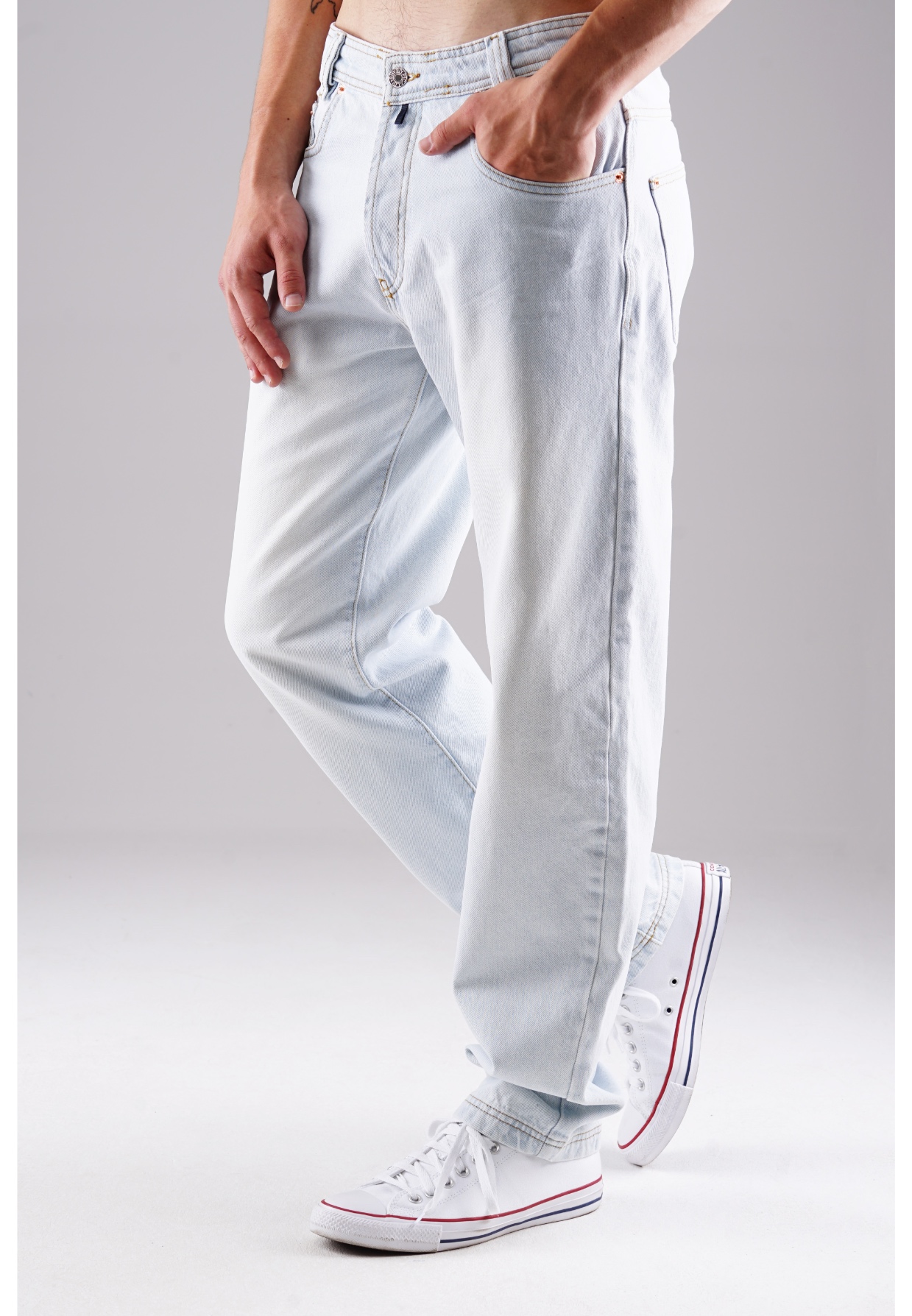 Picaldi Herren Jeans Zicco 472 Alaska washed stone light blue W46-L32
