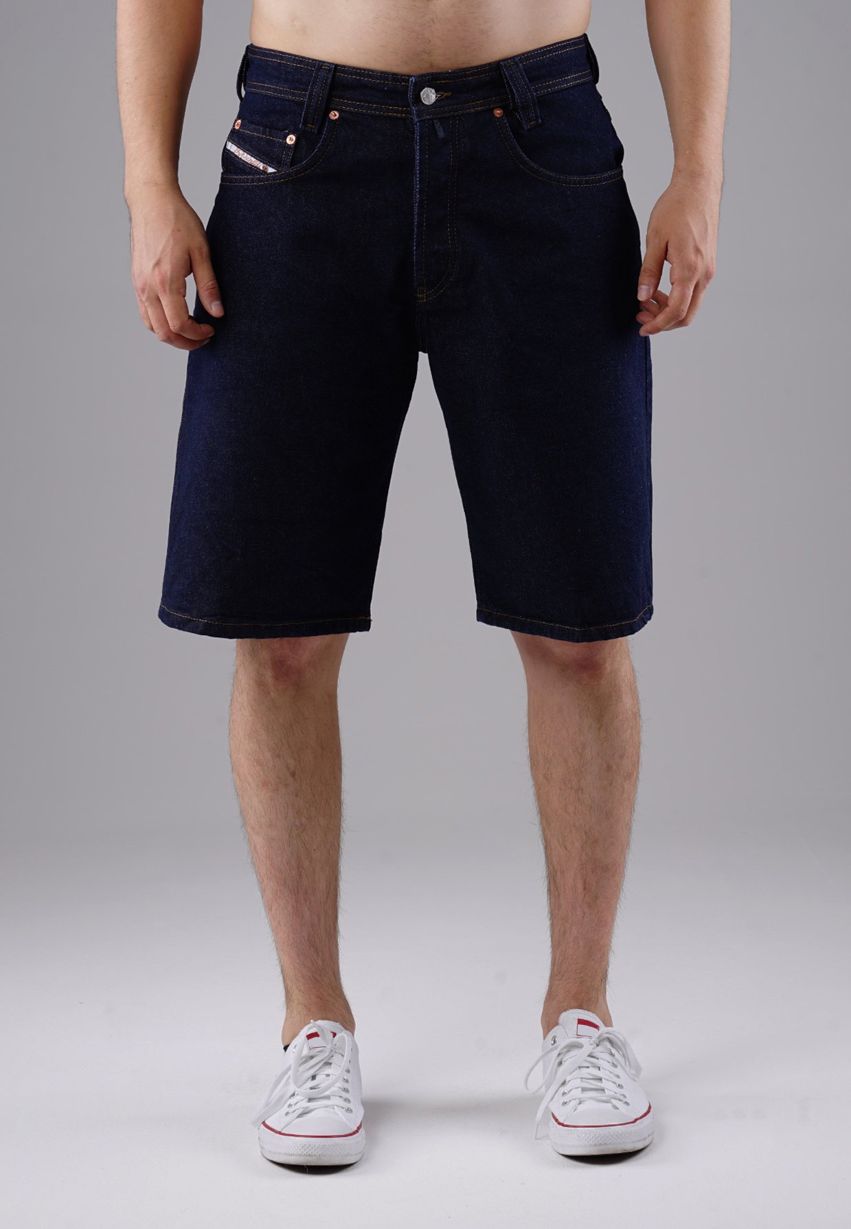 Picaldi Zicco 471 Indigo Herren Jeansshorts - Relaxed Fit in Deep Indigo