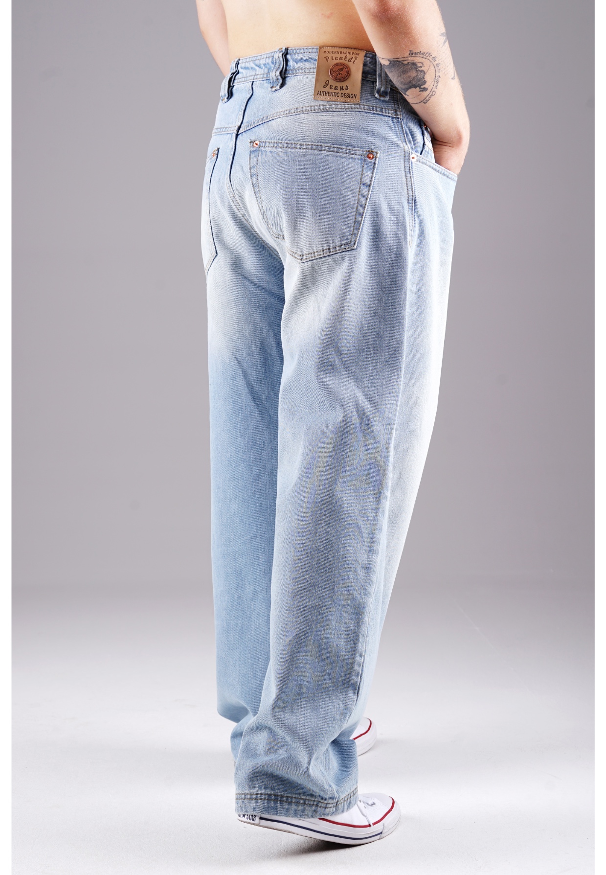 Picaldi Herren Jeans Baggy Zicco 475 Lagoon washed lagoon teal W38-L34