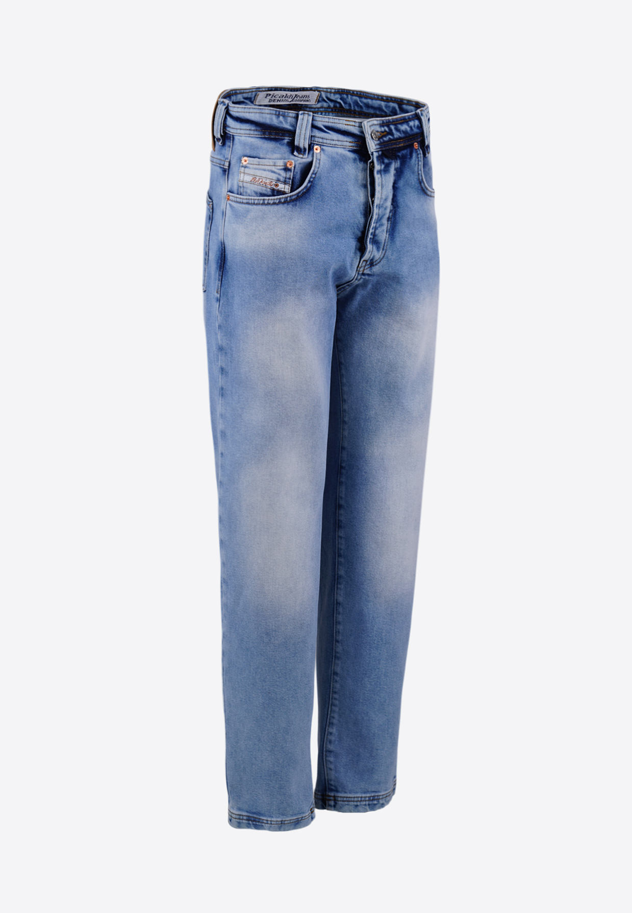Picaldi Zicco 472 Del Rio Herrenjeans – Stretch-Karottenschnitt in Cadet Grey Blue Picaldi Zicco 472 Del Rio Herrenjeans – Stretch-Karottenschnitt in Cadet Grey Blue W42-L32