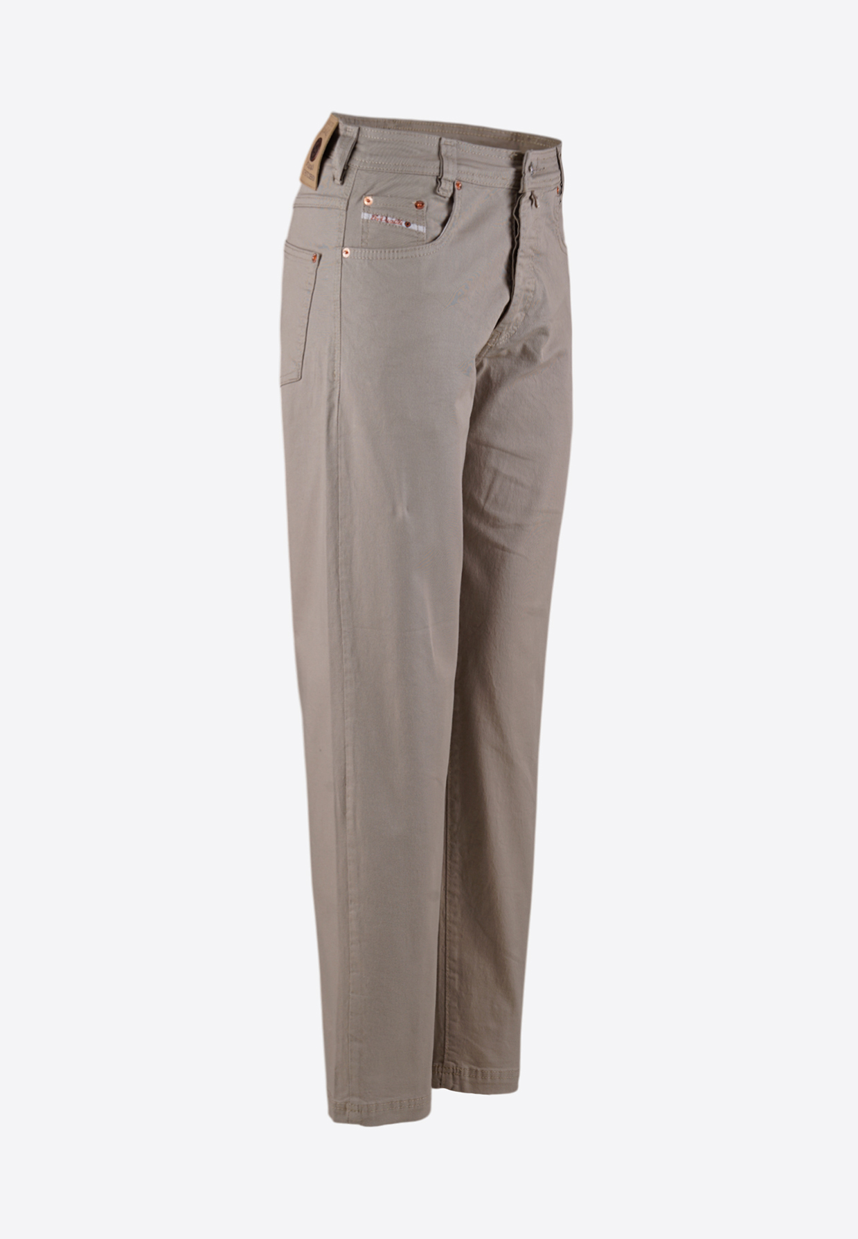 Picaldi Zicco  472 Glow Ecru Herren Hose – Relaxed Carrot Fit in Beige W40-L32