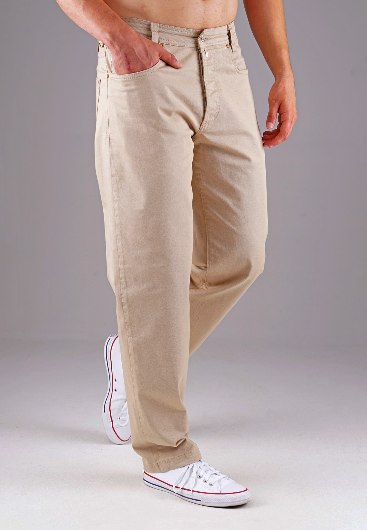 Picaldi Herren Jeans Zicco 472 Gabardine Glow Beige W40-L32