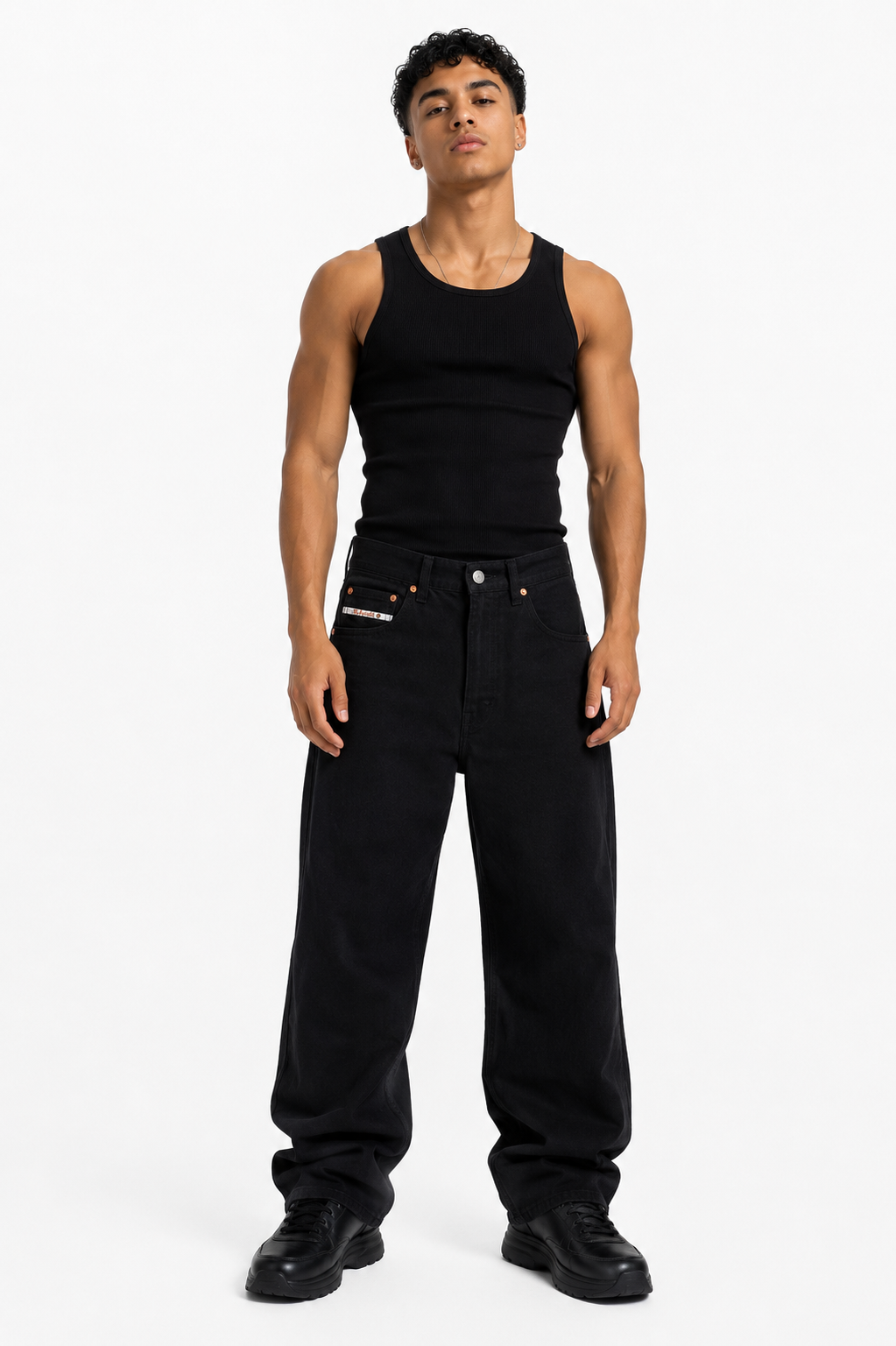 Picaldi Zicco 472 Gabardine Black - Relaxed Karottenschnitt in Night Black