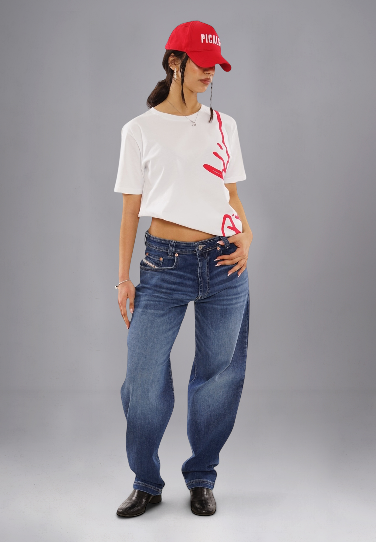 Picaldi Damen Jeans Zicco 471 Lozano washed indigo blue W42-L32