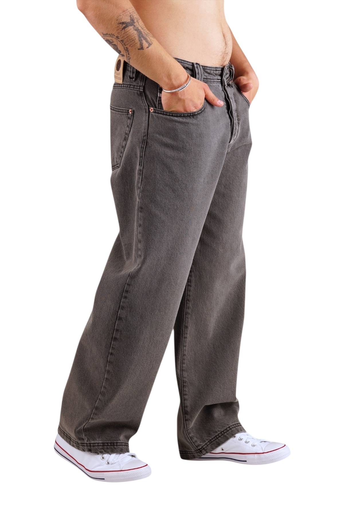 Picaldi Herren Jeans Baggy Zicco 475 Steel washed steel grey W36-L32
