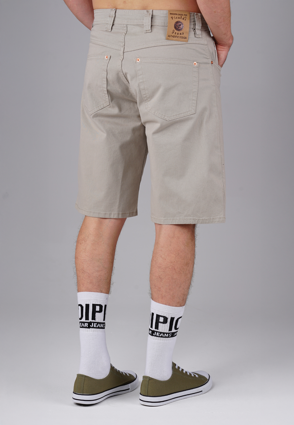 Picaldi Zicco 471 Gabardine Herren Shorts - Relaxed Fit in Desert Sand Picaldi Zicco 471 Gabardine Herren Shorts - Relaxed Fit in Desert Sand W40