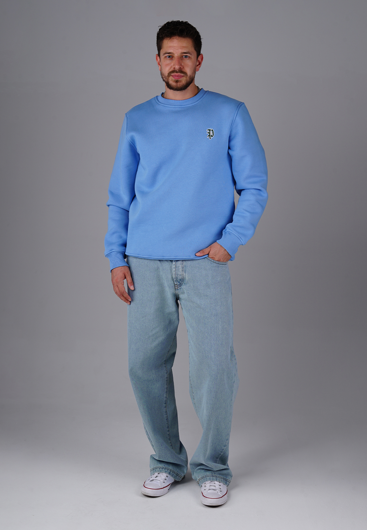 Picaldi Zicco 474 Salvador Herrenjeans - Baggy Fit mit Straight Leg in Light Blue W27-L30