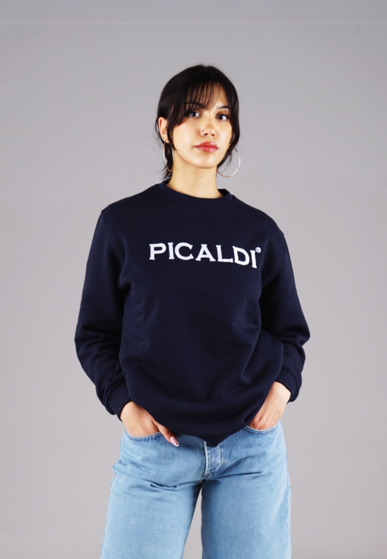Picaldi Damen Sweatshirt Charlie Marine Blue XXL