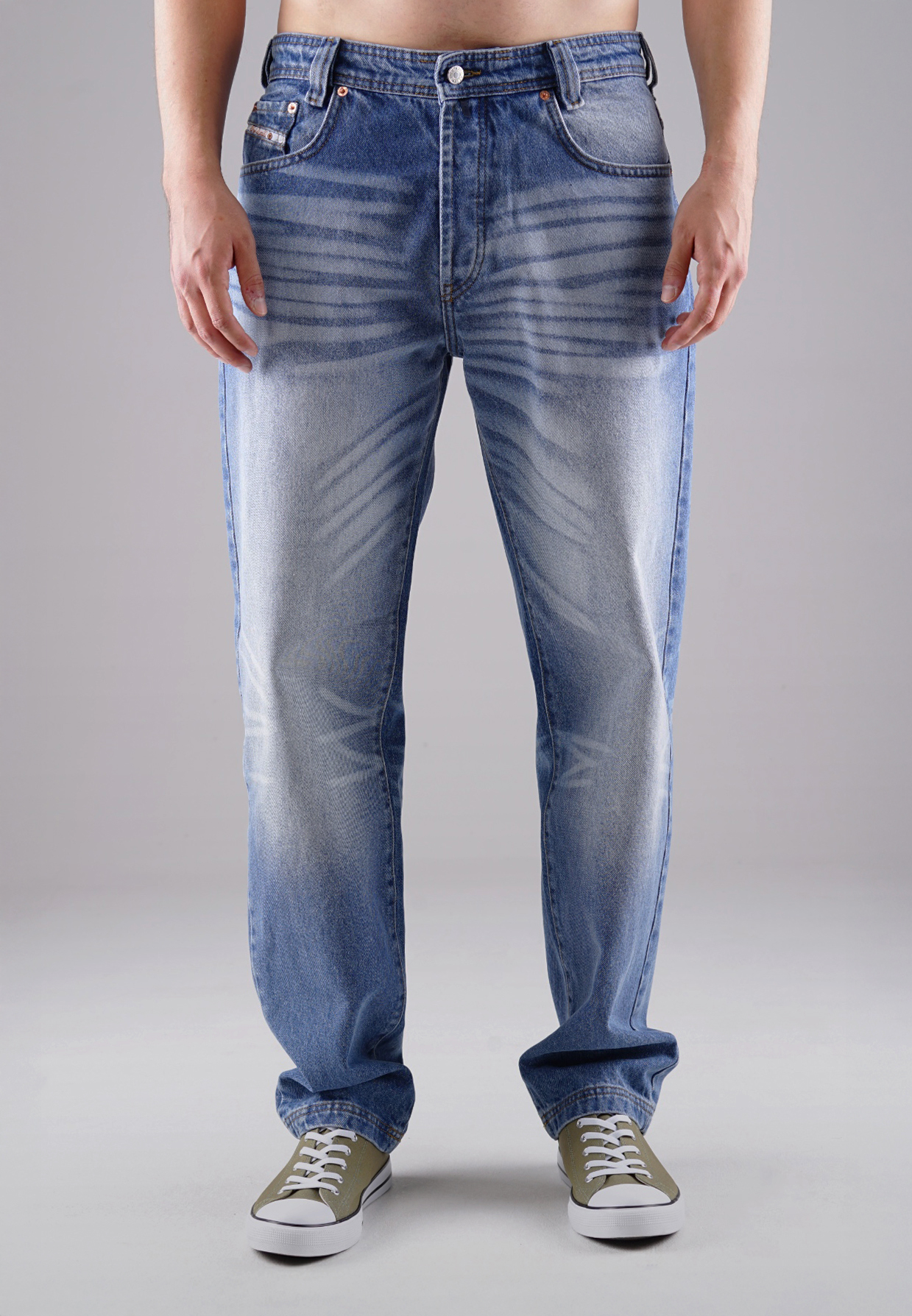 Picaldi Zicco 472 Maryland - Relaxed-Karottenschnitt in Slate Harbor Grey-Blue