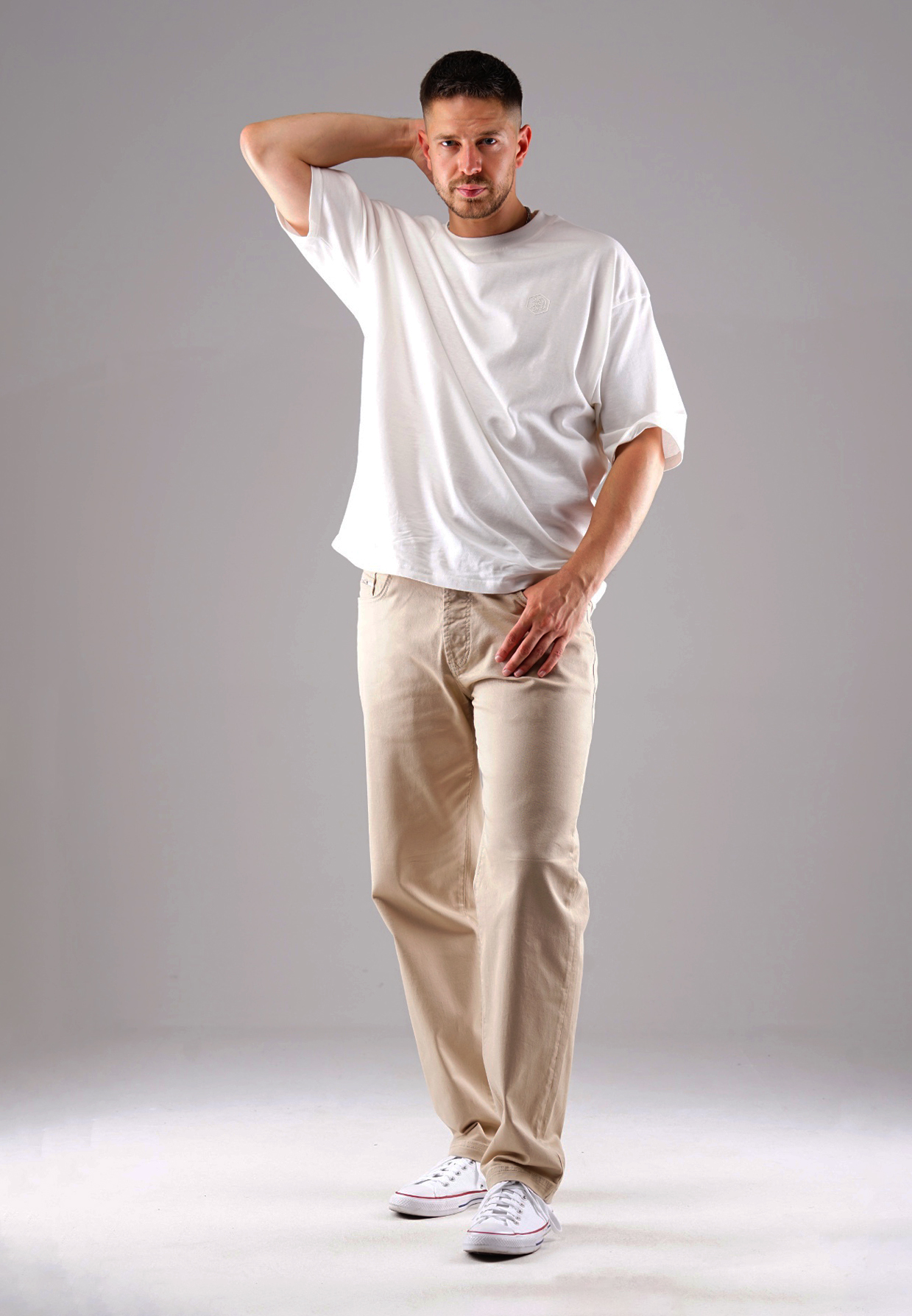 Picaldi Herren Jeans Zicco 472 Gabardine Glow Beige W40-L32