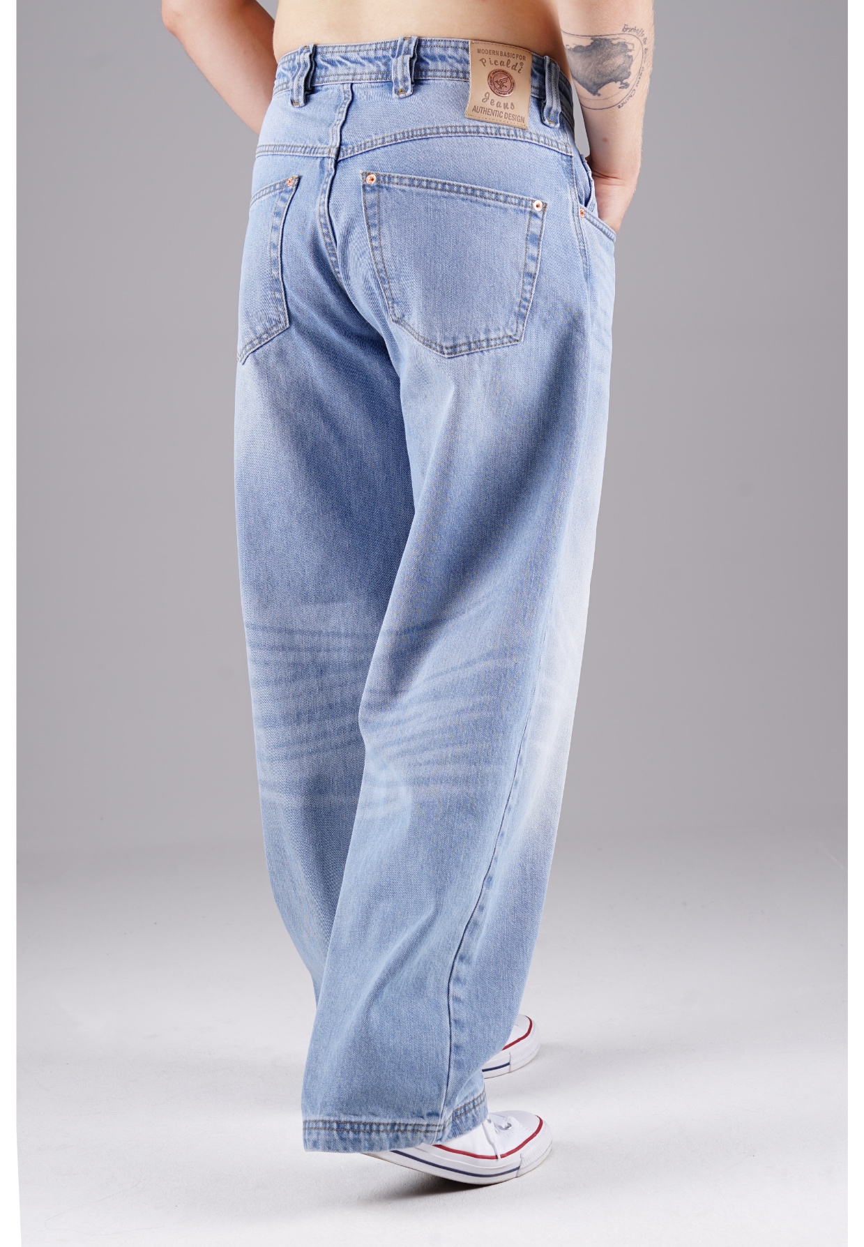 Picaldi Herren Jeans Baggy Zicco 475 Wave washed ocean blue W38-L34