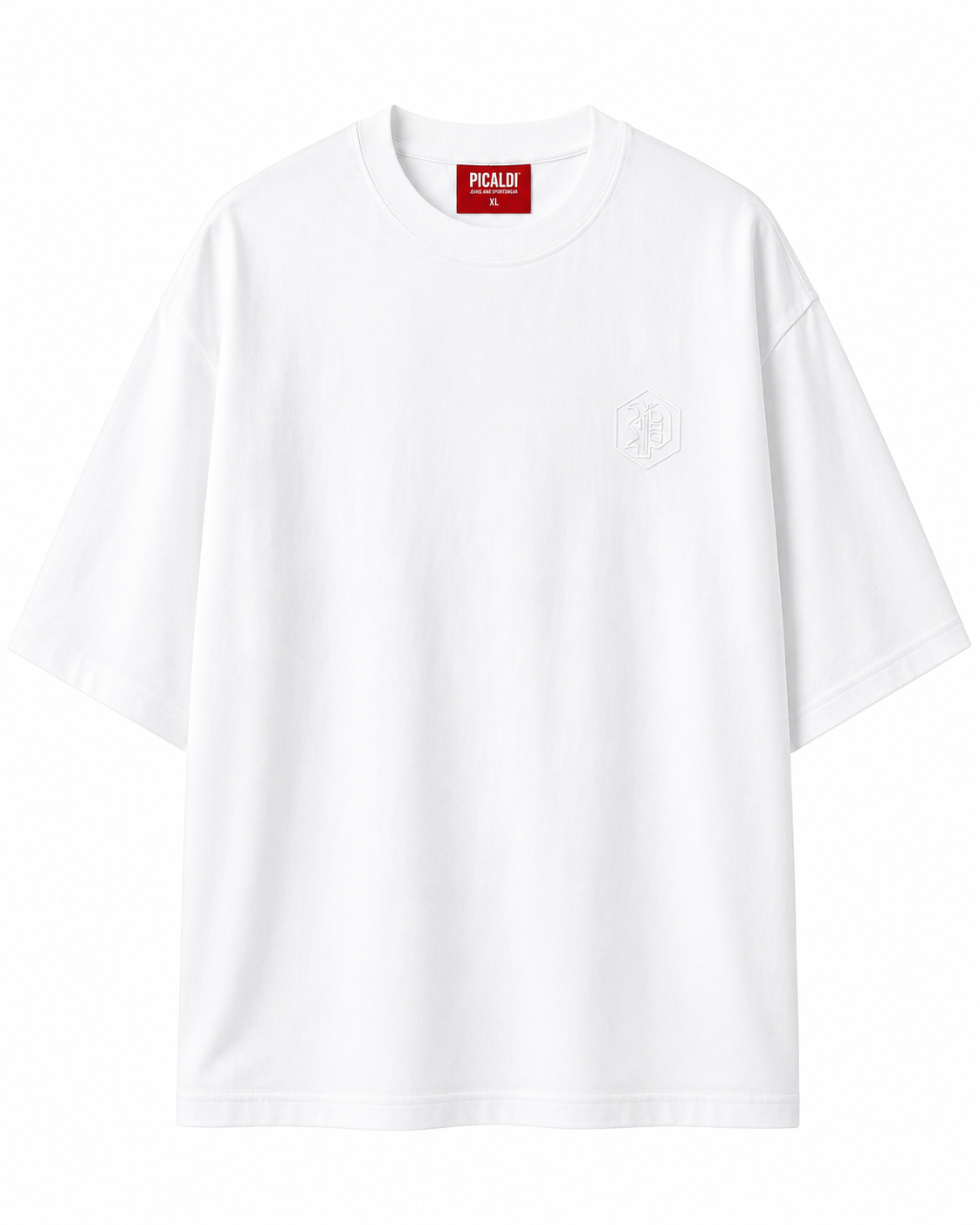 Picaldi Herren T-Shirt Oversize Evident off white