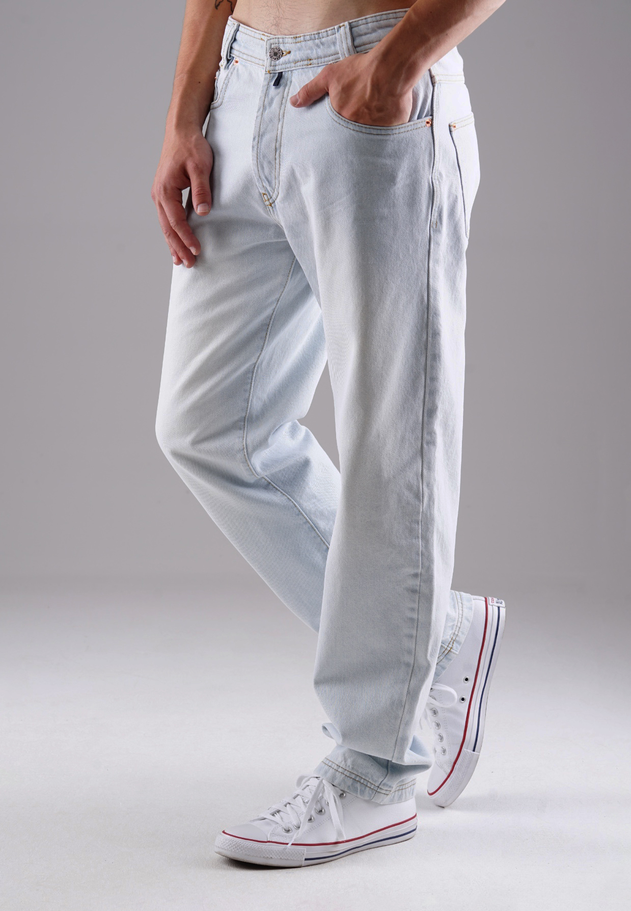 Picaldi Zicco 472 Alaska Herrenjeans - Relaxed-Karottenschnitt in Livid Blue W46-L32
