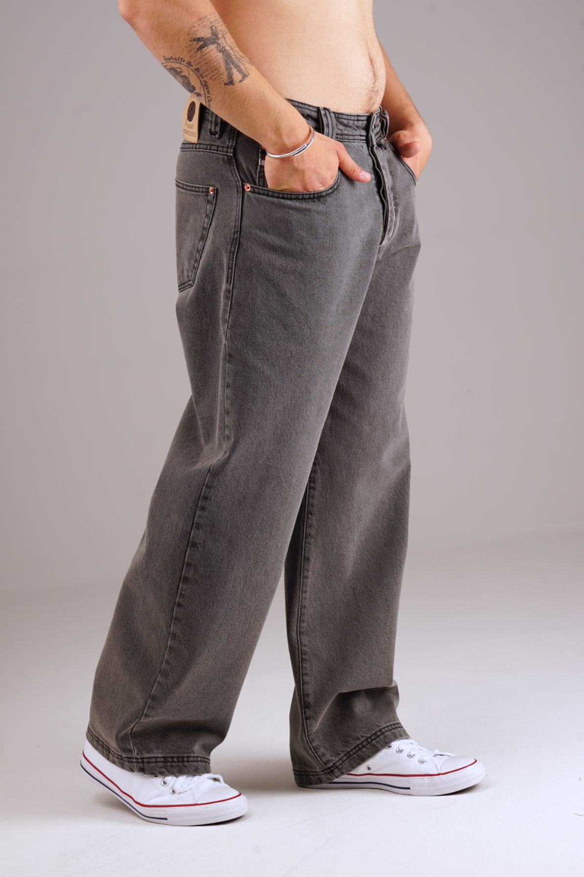 Picaldi Herren Jeans Baggy Zicco 475 Steel washed steel grey W36-L32
