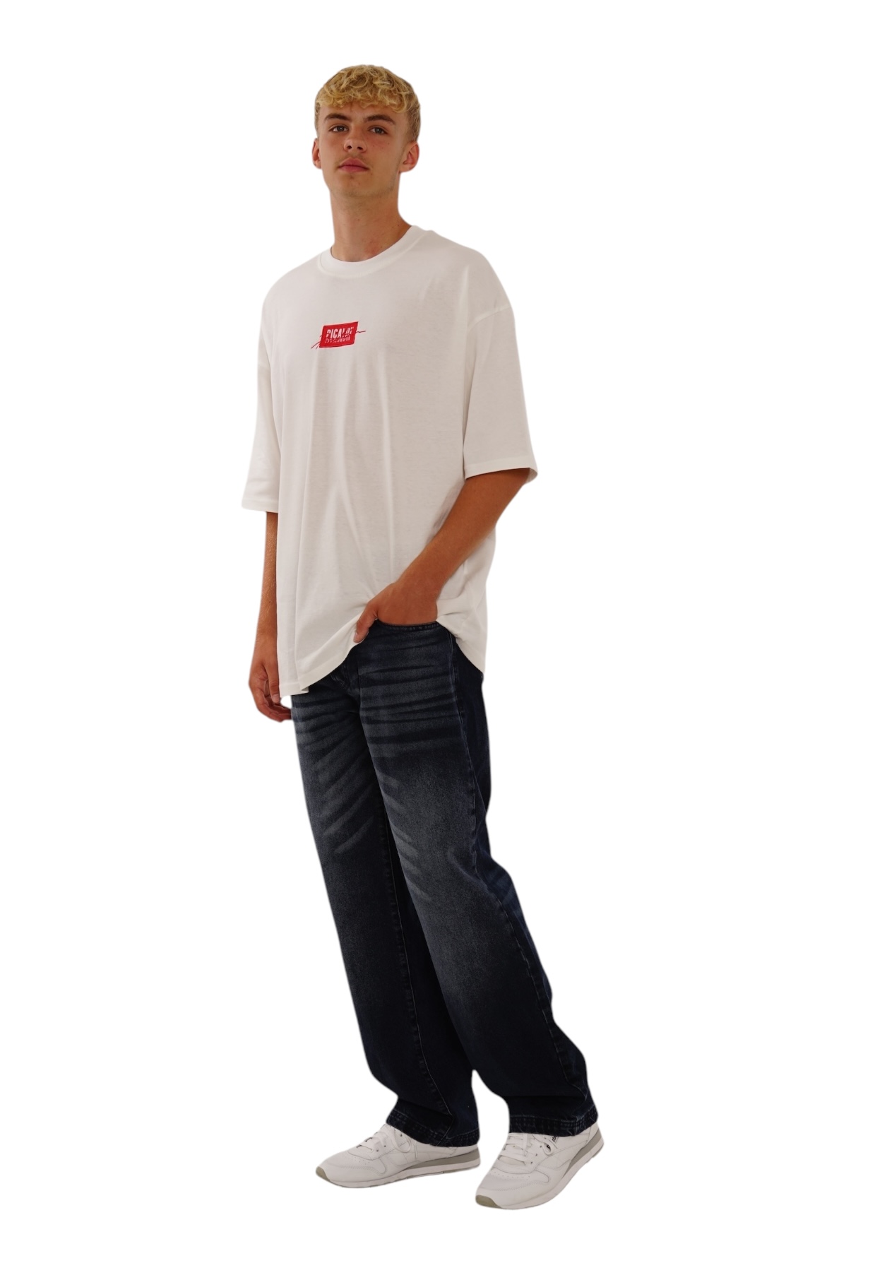 Picaldi Herren T-Shirt Oversize Emphasize Off White XXL