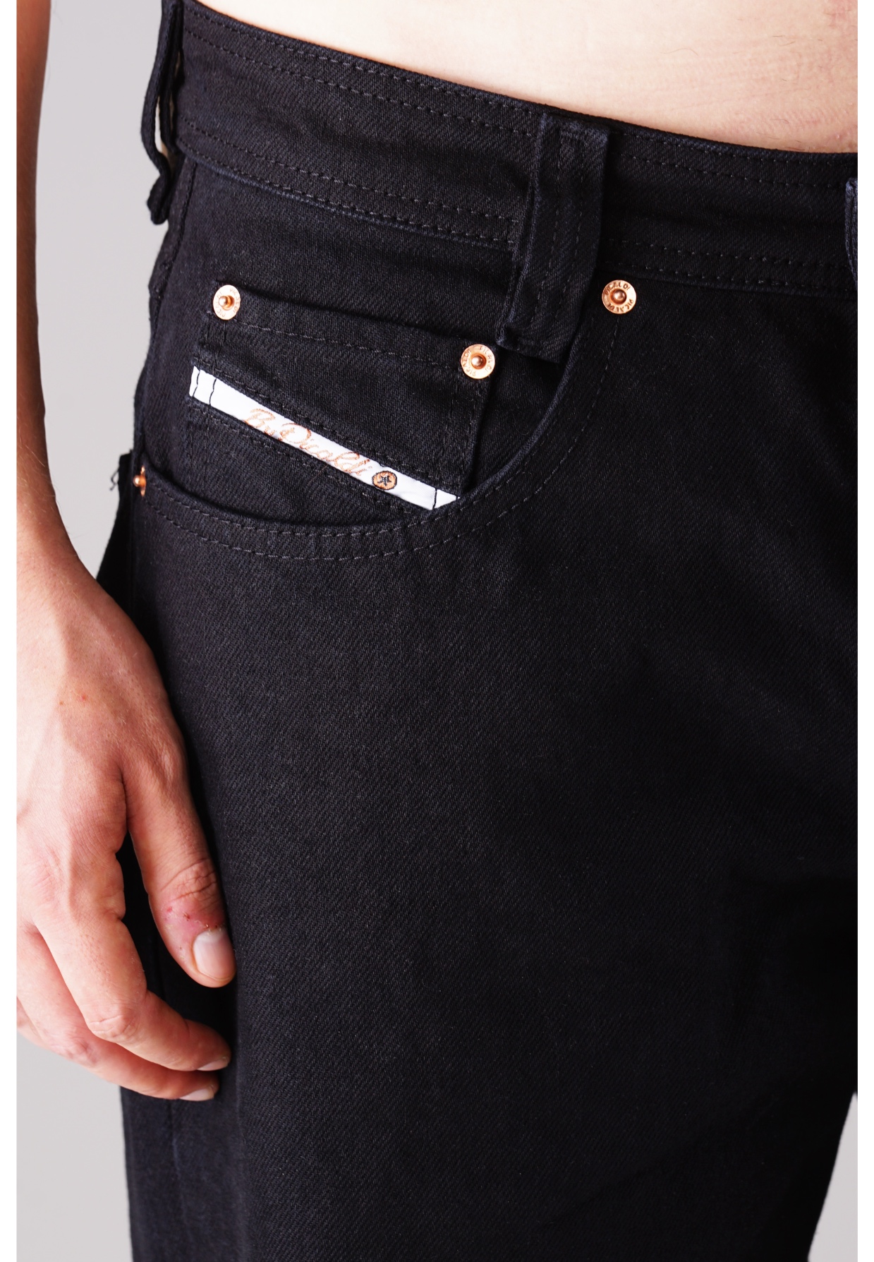 Picaldi Zicco 472 Black Herrenjeans – Relaxed-Karottenschnitt in Raw Black W46-L32