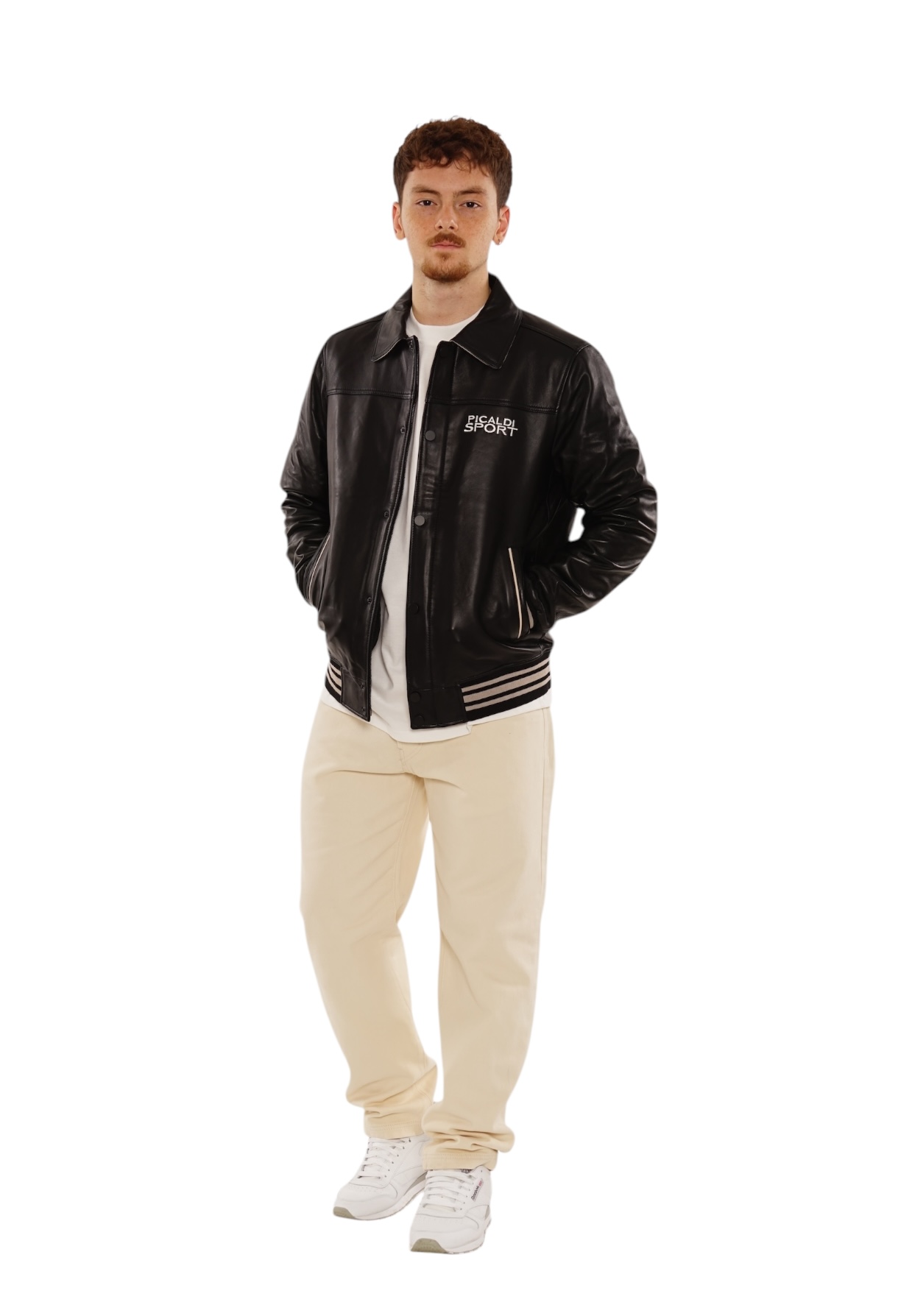 Picaldi Herren Lederjacke Picaldi Sport Black XXL