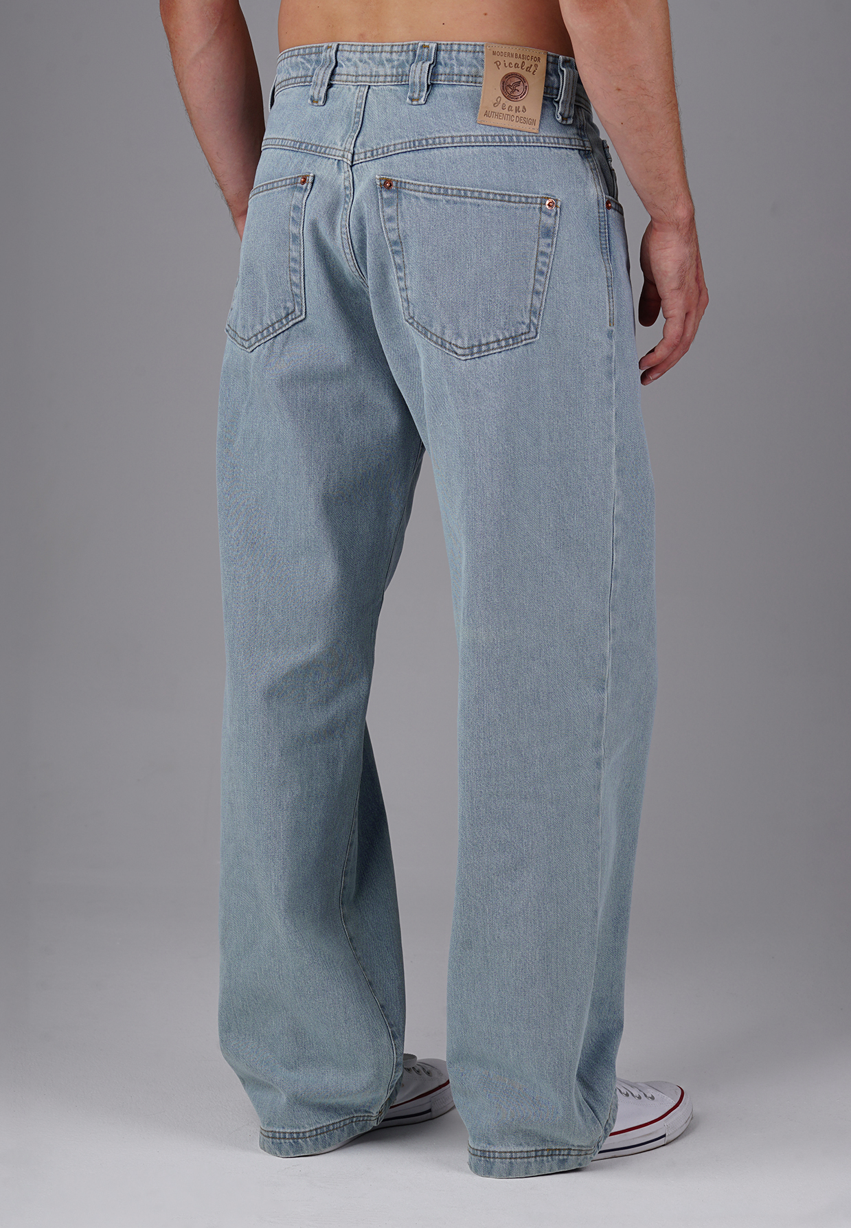 Picaldi Zicco 474 Salvador Herrenjeans - Baggy Fit mit Straight Leg in Light Blue W27-L30